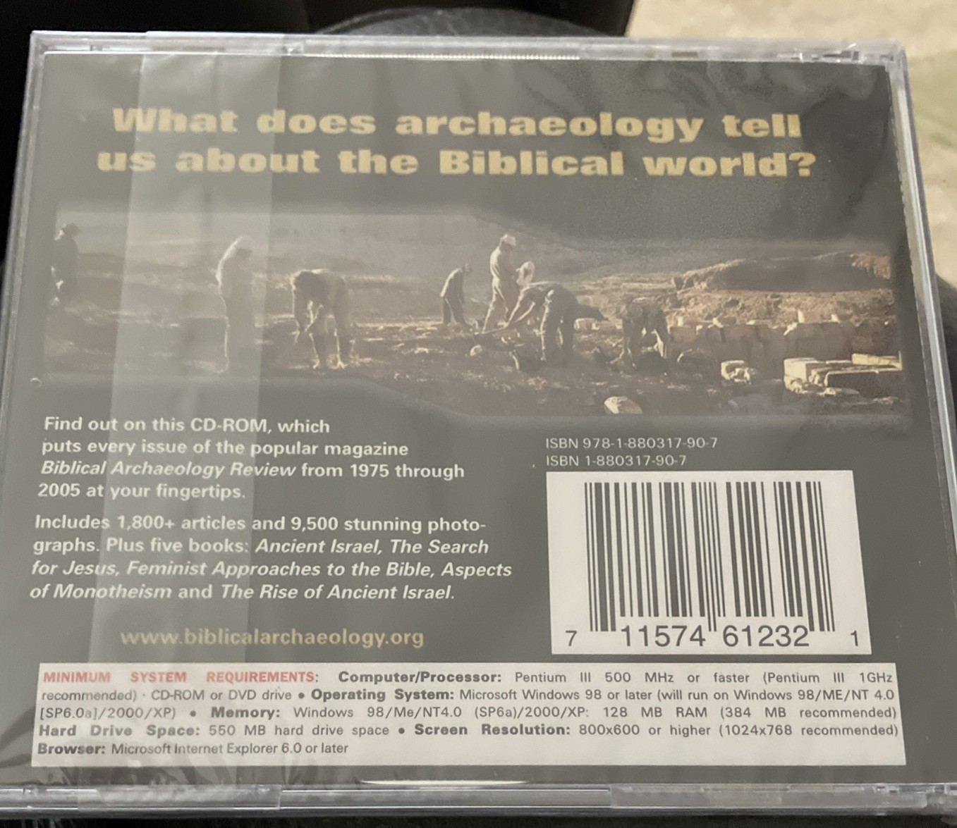 Biblical Archaeology Review 1975-2005 2 Cd Set 5 Books,1800 Articles,9500 Photo