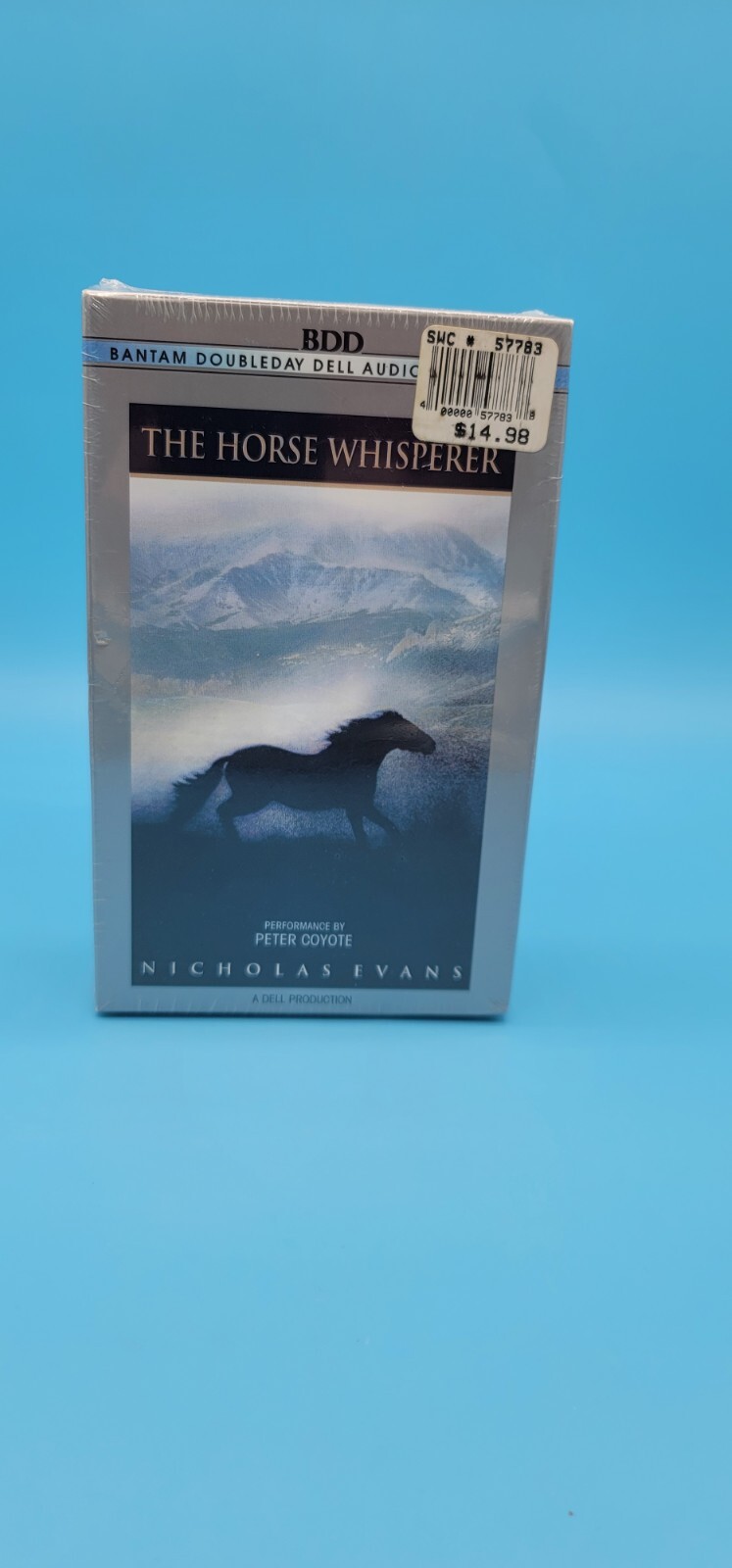 Horse Whisperer Nicholas Evans books tape audiotape NOS sealed 1995 Peter Coyote