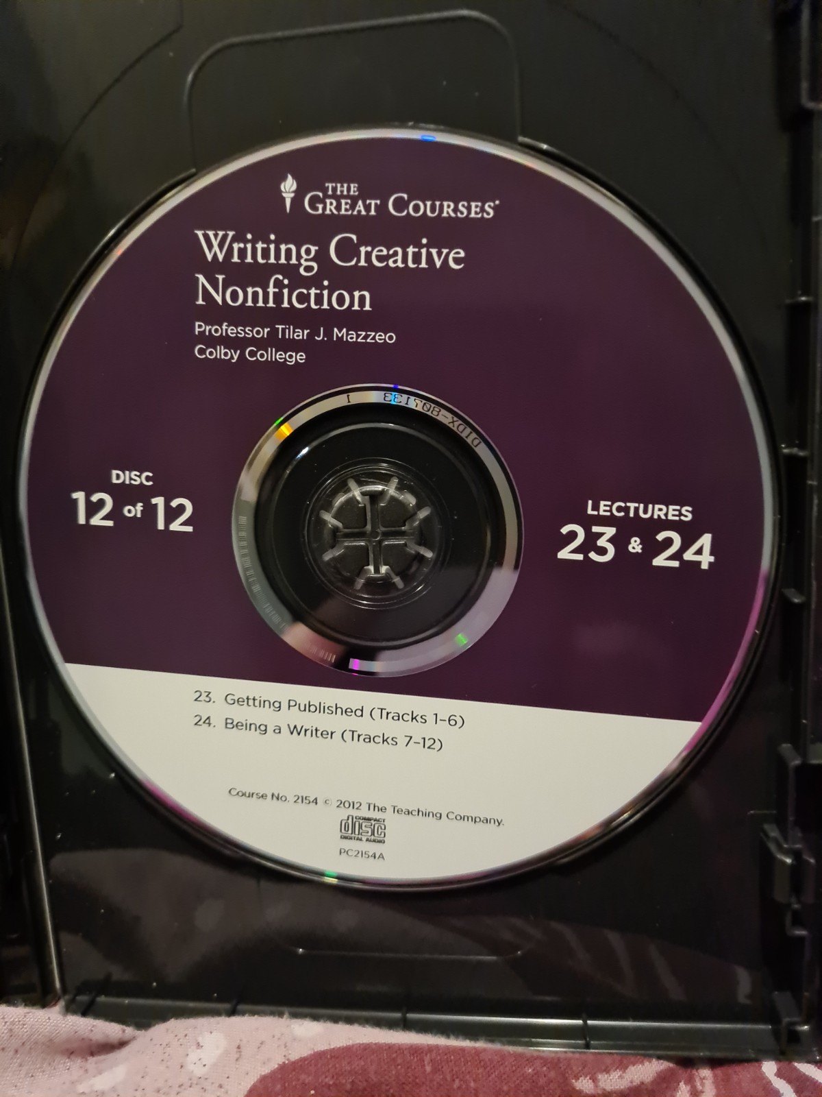 Great Courses Writing Creative Nonfiction 12 Audio CDs Book Tilar Mazzeo Author