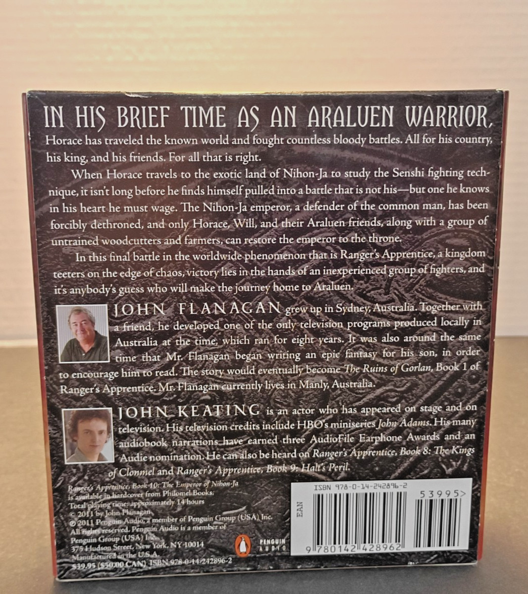 Ranger’s Apprentice Audiobook CDS 12 by John Flanagan Unabridged YA Fantasy