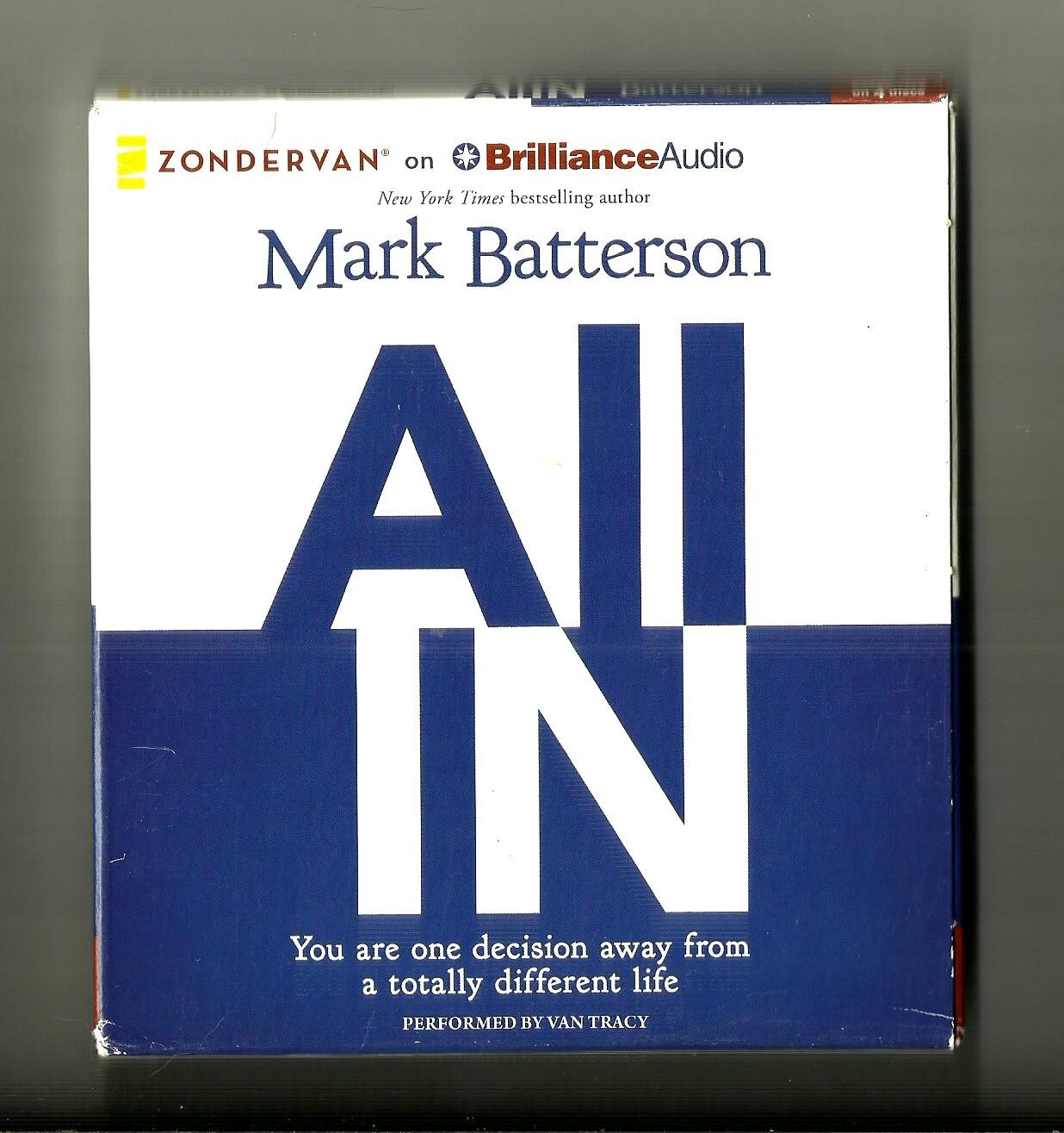 MARK BATTERSON All In (2013, 4 CD) One Decision Away: Christianity