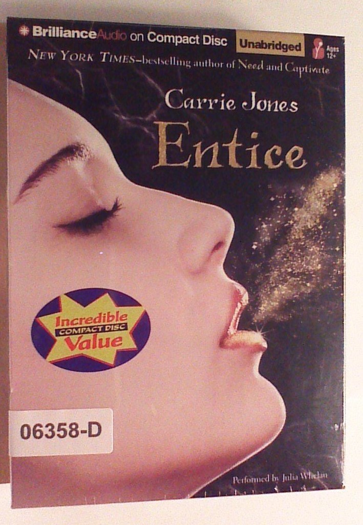 NEW *Sealed* AUDIO BOOK on CDs ENTICE Carrie Jones