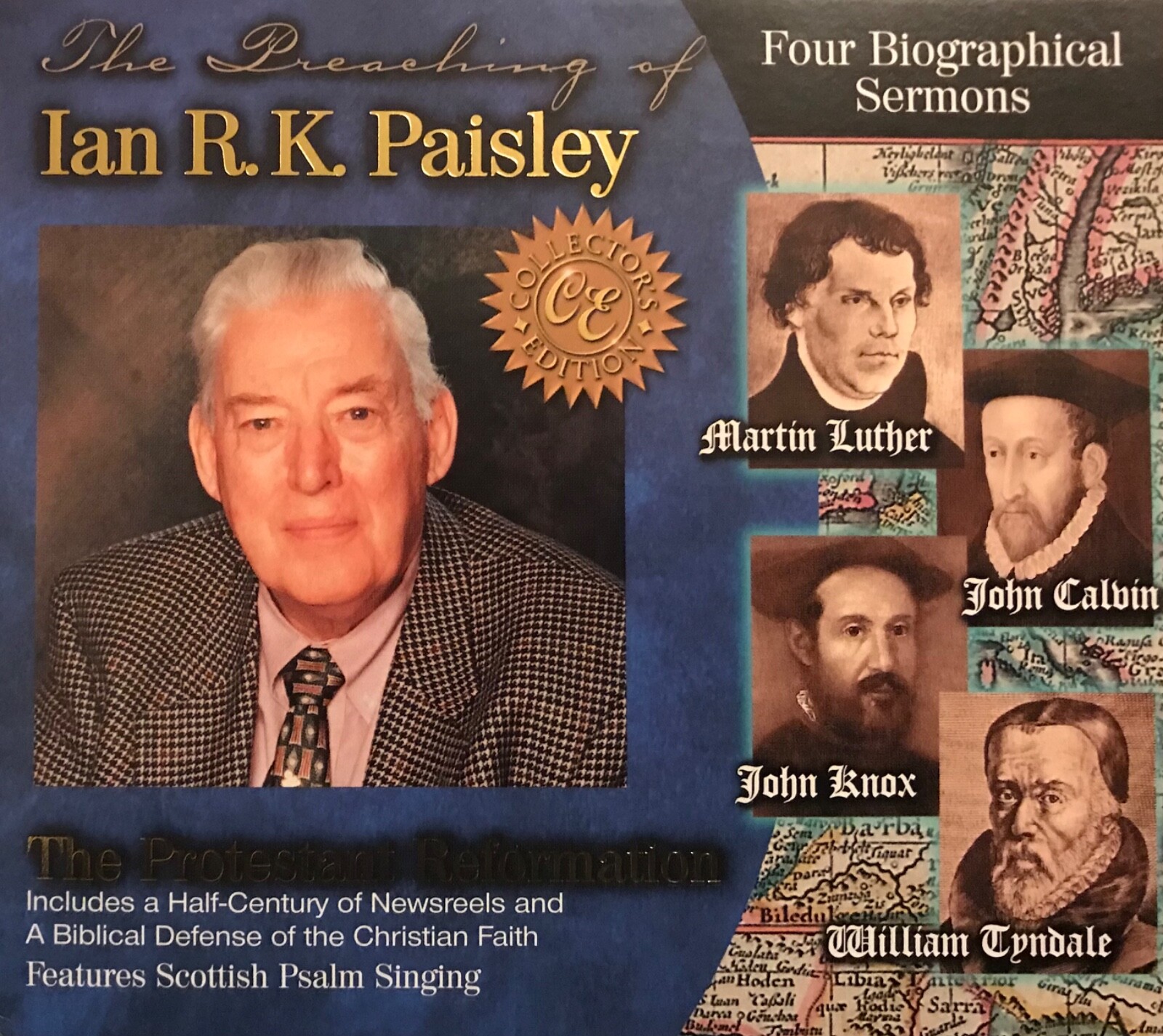 The Protestant Reformation Ian R. K. Paisley 4 CD SET Sermons & more Collection