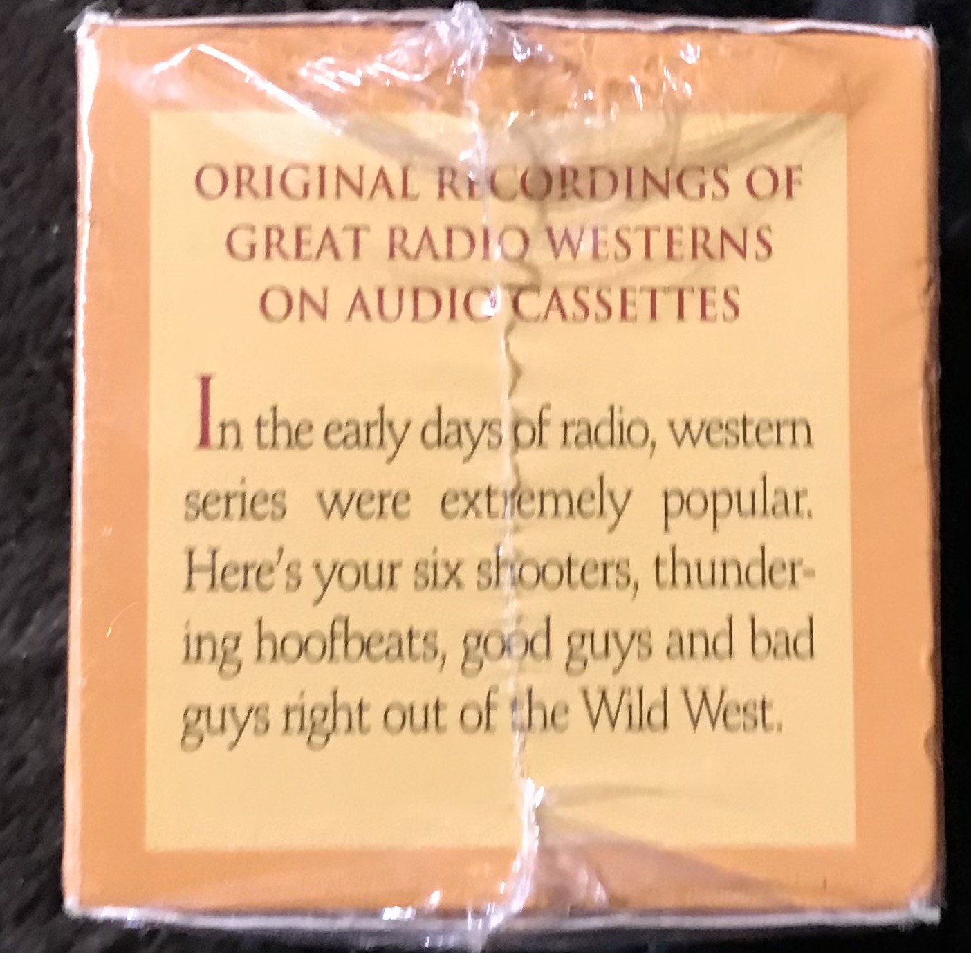 Old Time Radio Westerns/4-cassettes/Mind’s Eye/4 Old West Audio Cassettes/Sealed