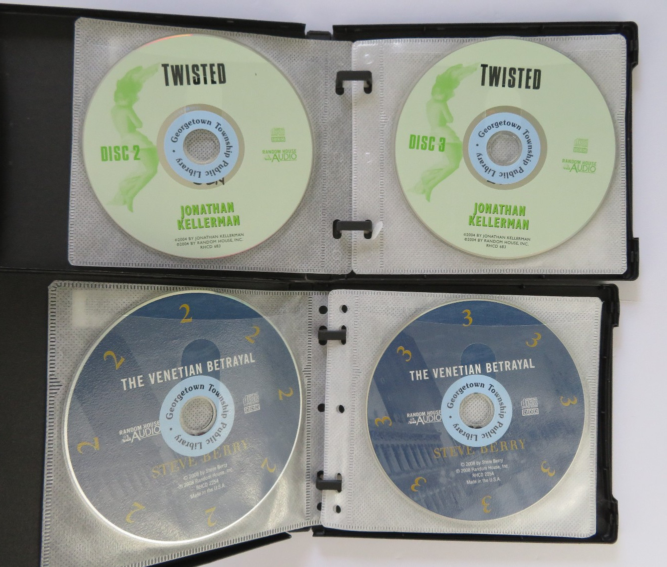 Lot of 6 Audiobooks on CD — Suspense — The Ghost TWISTED Lethal Legacy DESPERATE