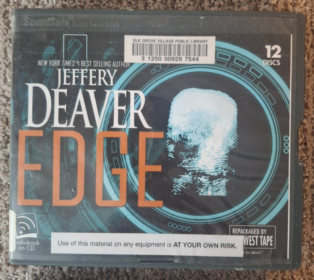 Jeffery Deaver Lot of 4 Audiobooks Books on CDs Unabridged Mystery Crime