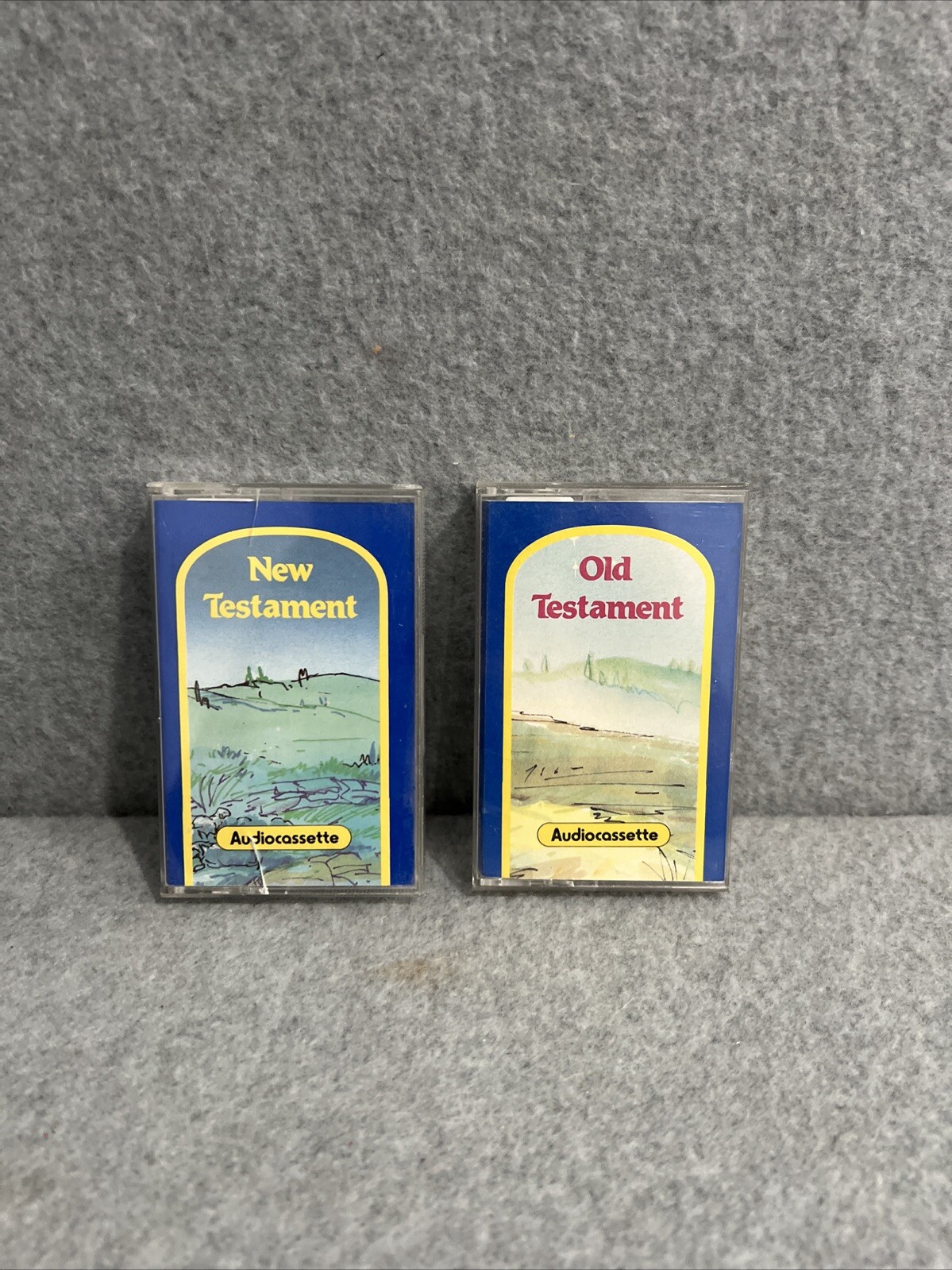 VTG Old Testament New Testament Audio Cassette Tapes 1987 Alexi Komisar
