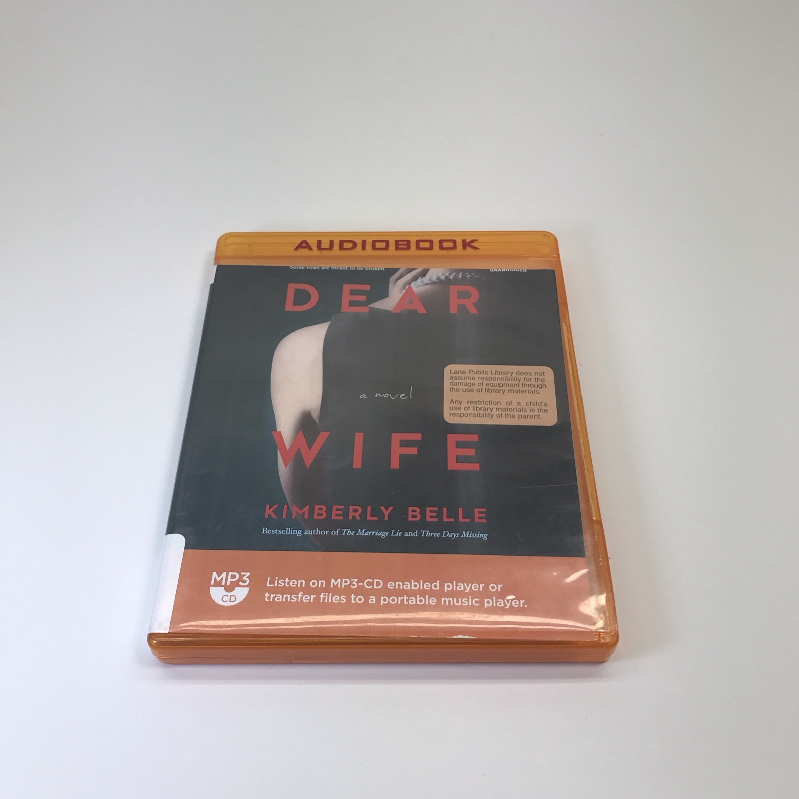 Dear Wife Kimberly Belle 2019 Harlequin MP3 Audio CD