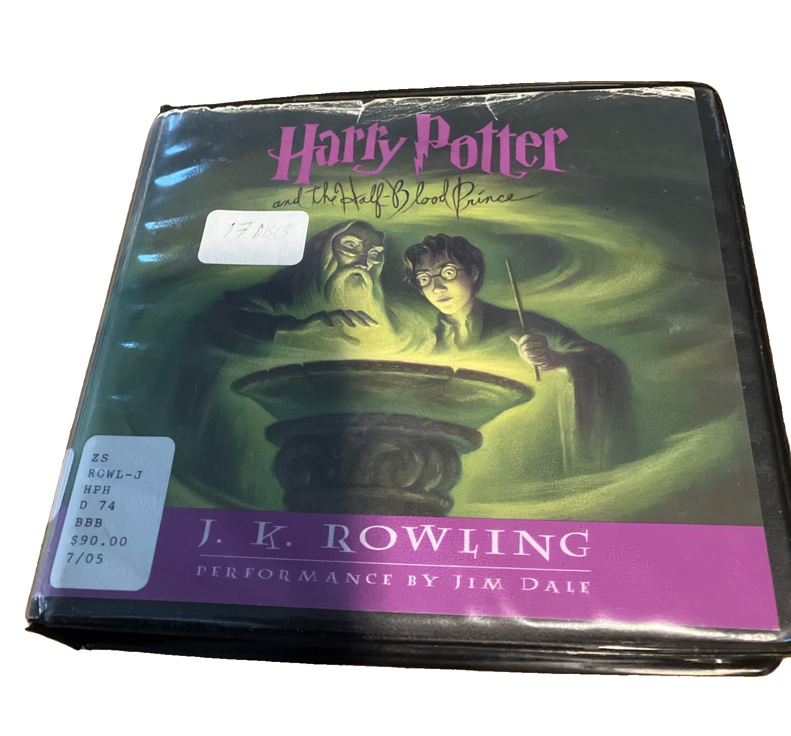 Harry Potter And The Half Blood Prince Book On 17 CDs — 18 Hours, 34 Minutes