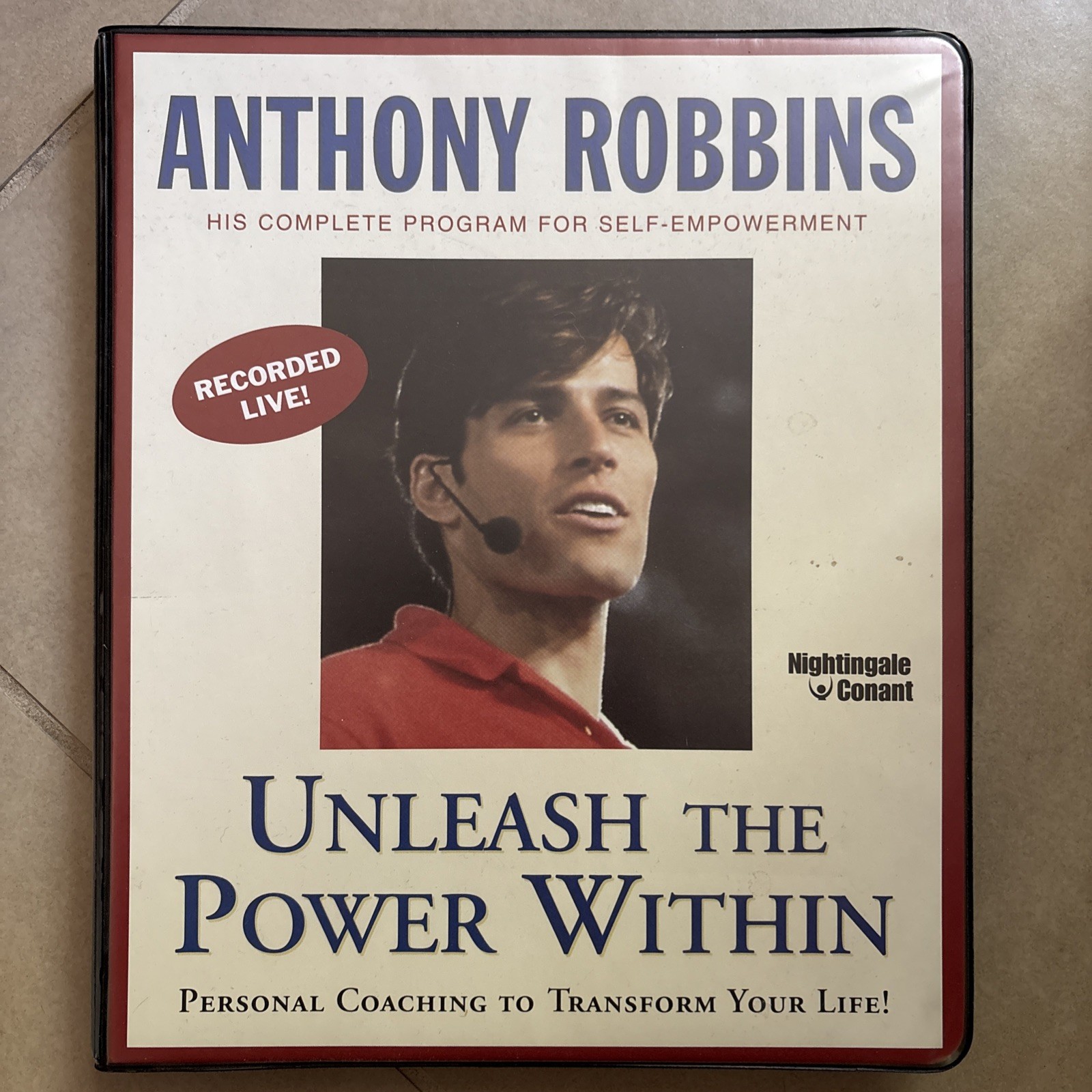 Anthony Robbins-Unleash the Power Within Self Empowerment 6 CD Set