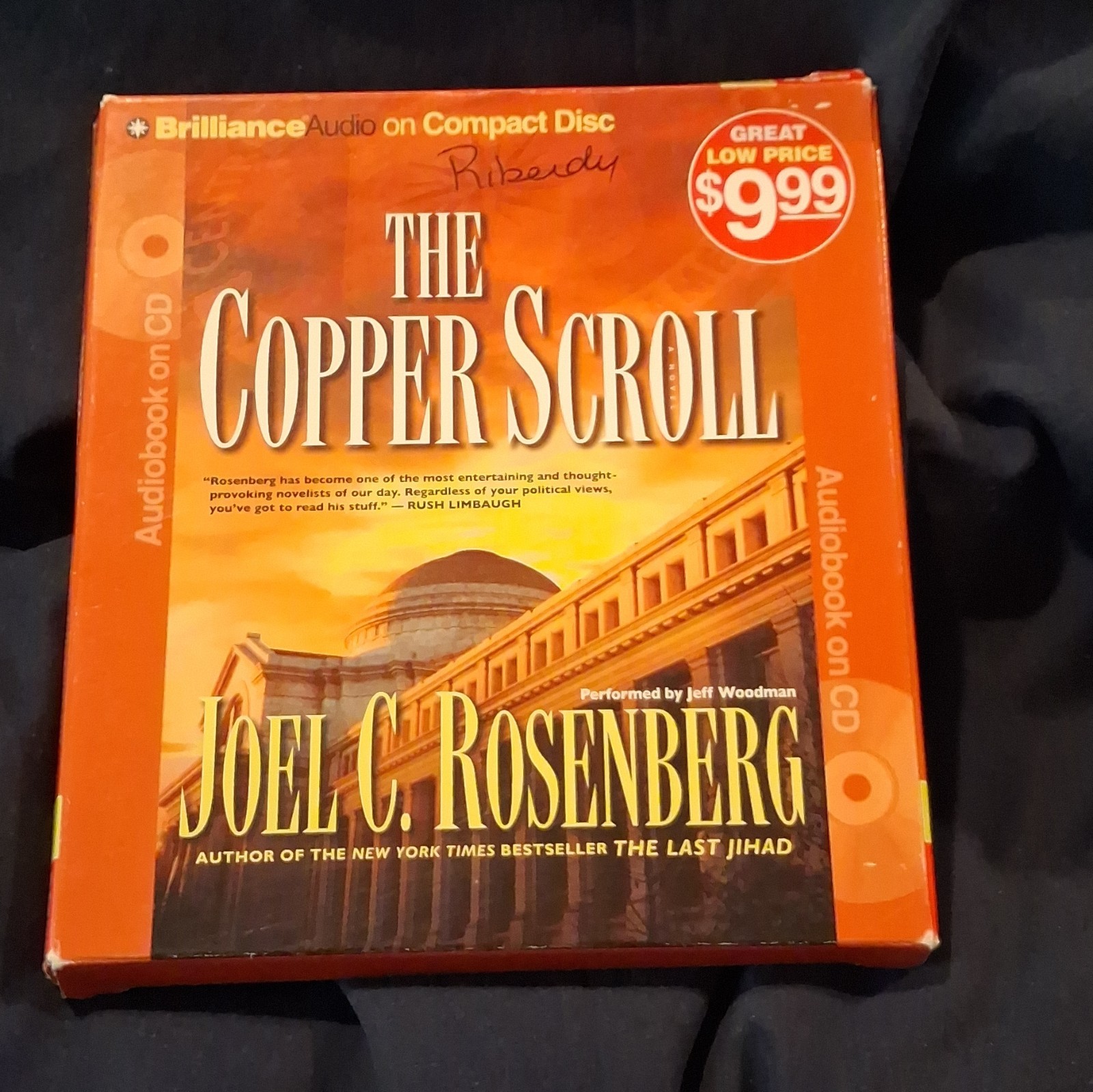 The Copper Scroll by Joel C Rosenberg: Used Audiobook I combine shipping