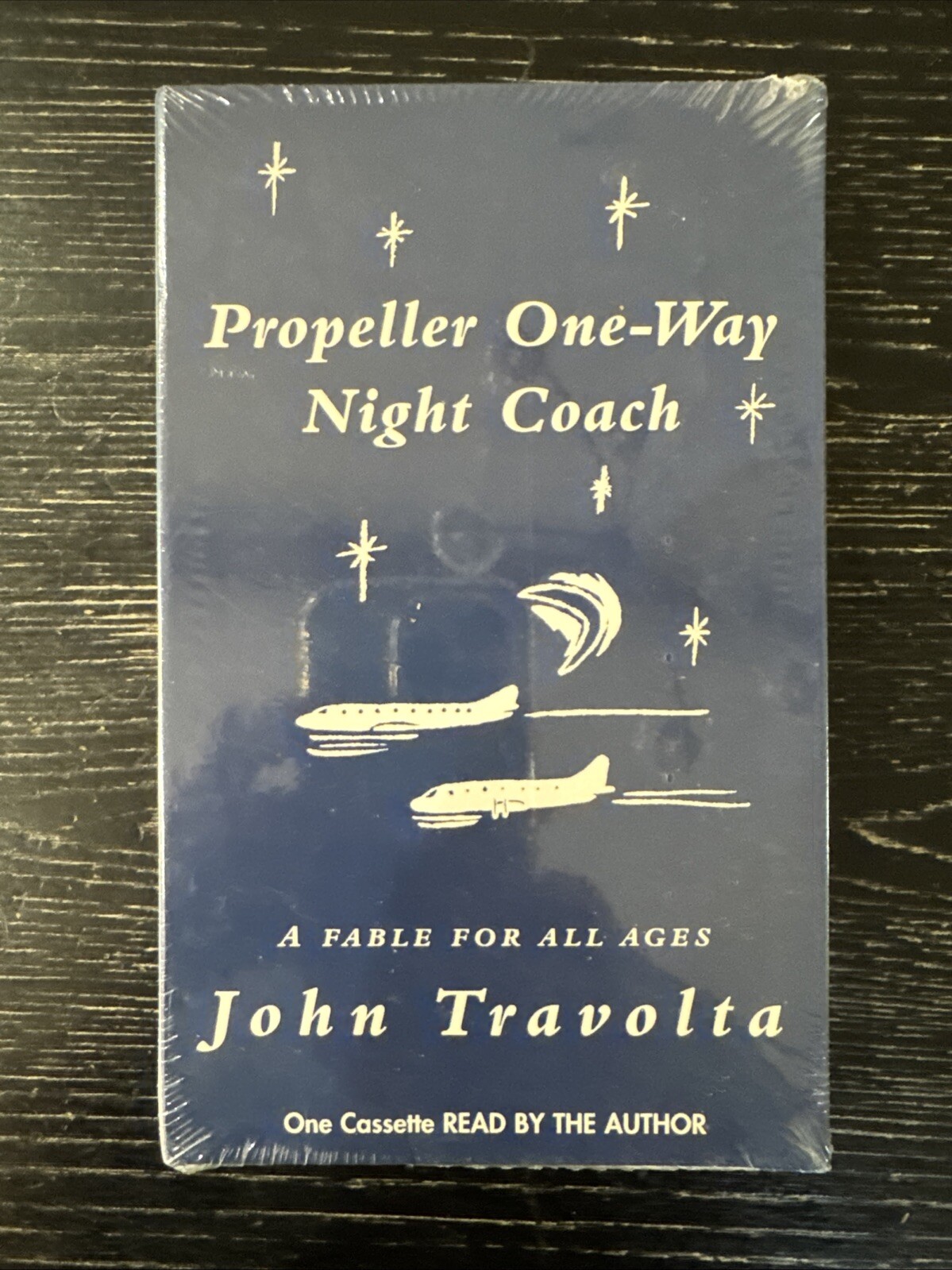 Propeller One-Way Night Coach 1997 Audio Book/Cassette Read by John Travolta New