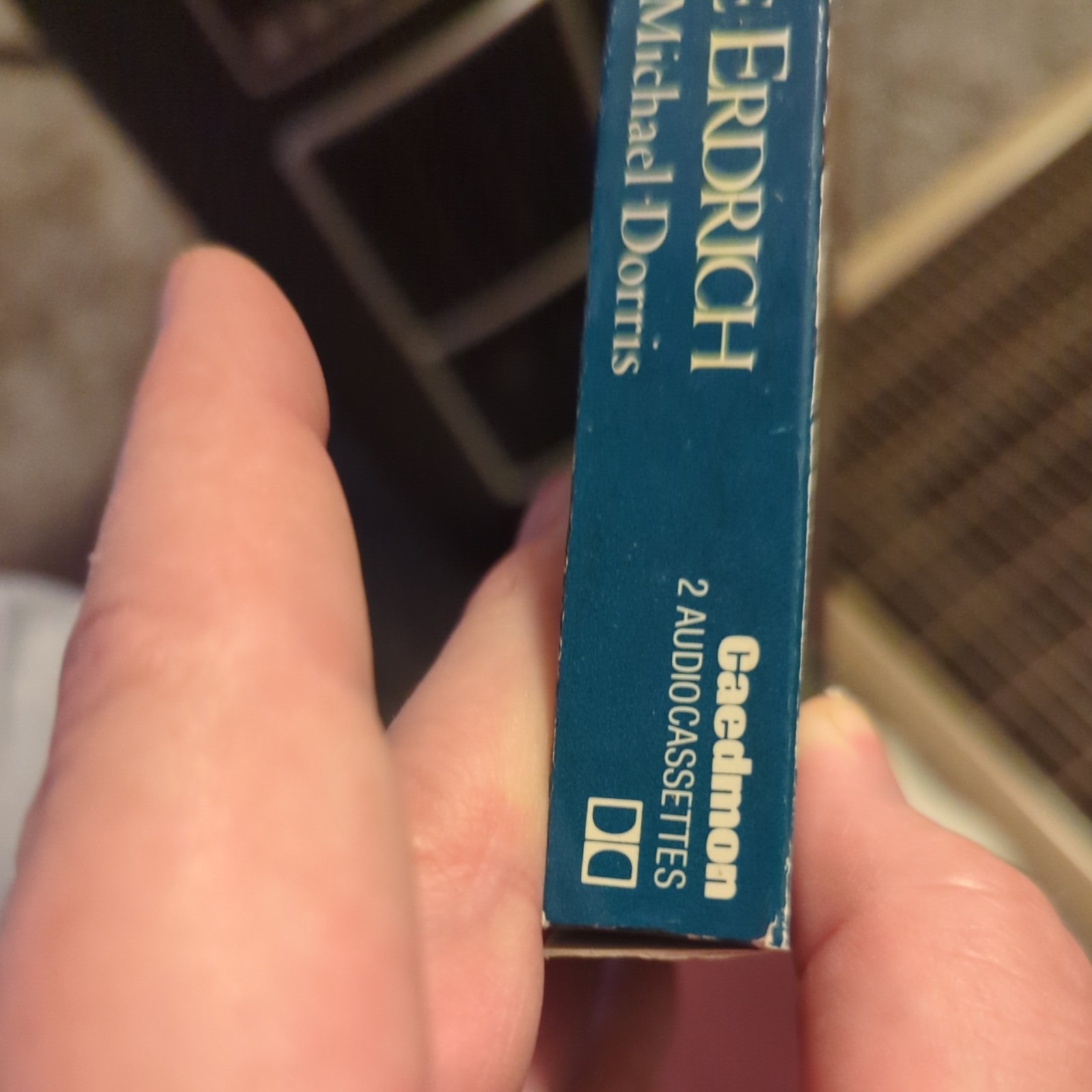 Harper Audio Tracks Louise Erdrich Audiobook Cassette Native Americans Fiction