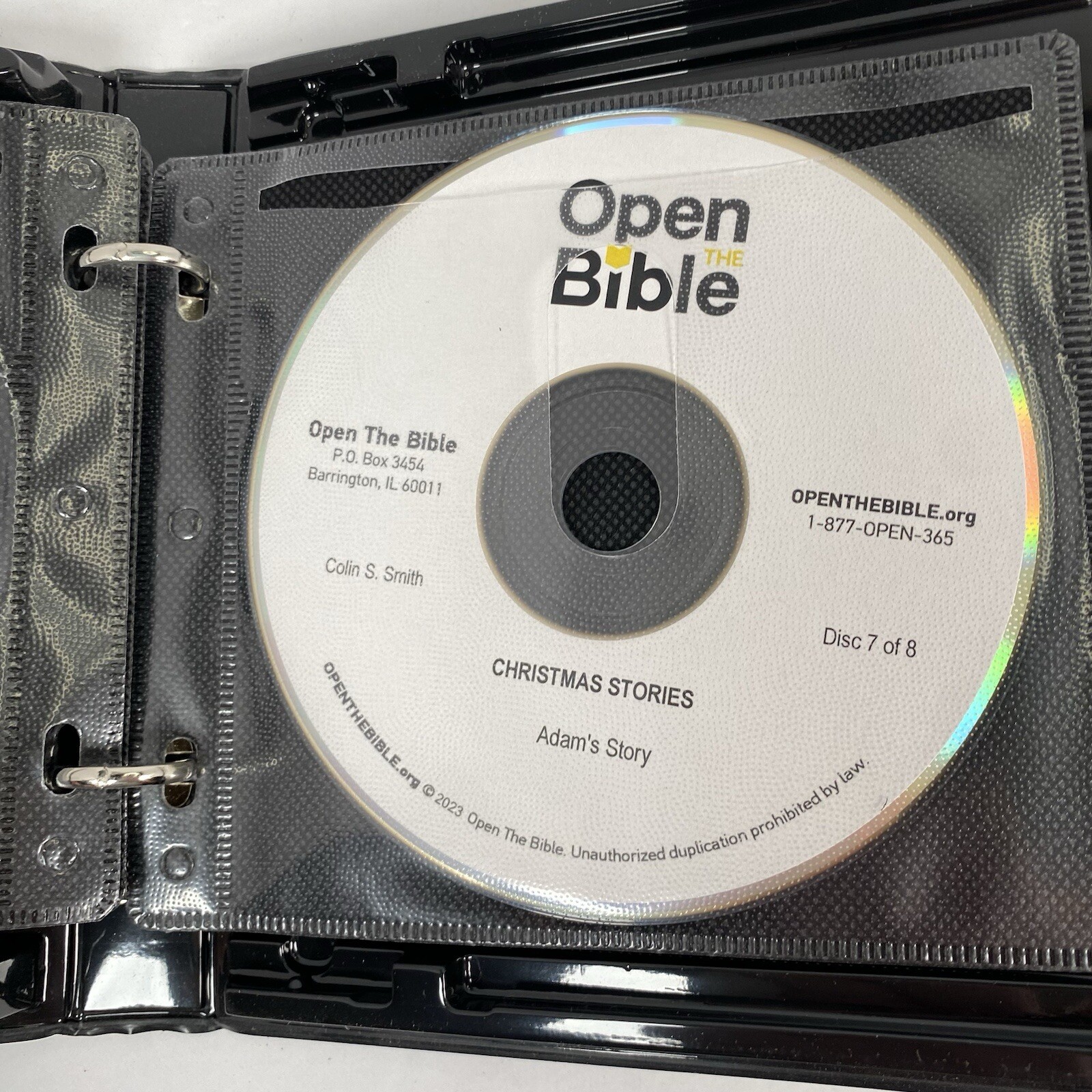 Open The Bible CHRISTMAS STORIES 8 Audio CD Set Christian Faith — Colin S. Smith