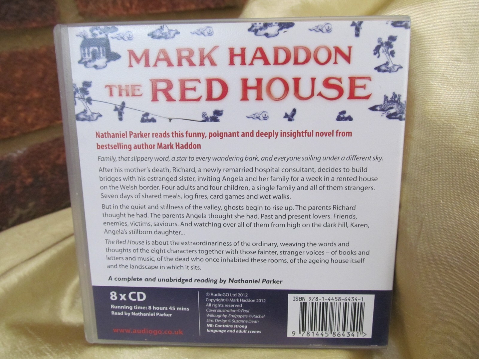 ⭐ THE RED HOUSE Mark Haddon AUDIO BOOK 8 CD Set Read by Nathaniel Parker VGC ⭐