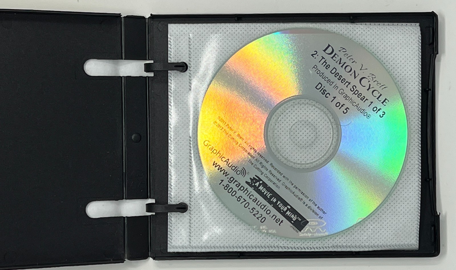 AUDIO BOOK: Demon Cycle: The Desert Spear by Peter V. Brett — 17 CDs 18 Hours