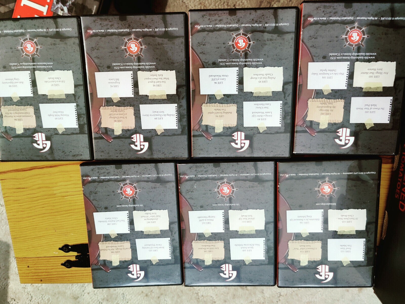 Life Subscription series DVD’s + Chris Brady Orrin Woodward Books