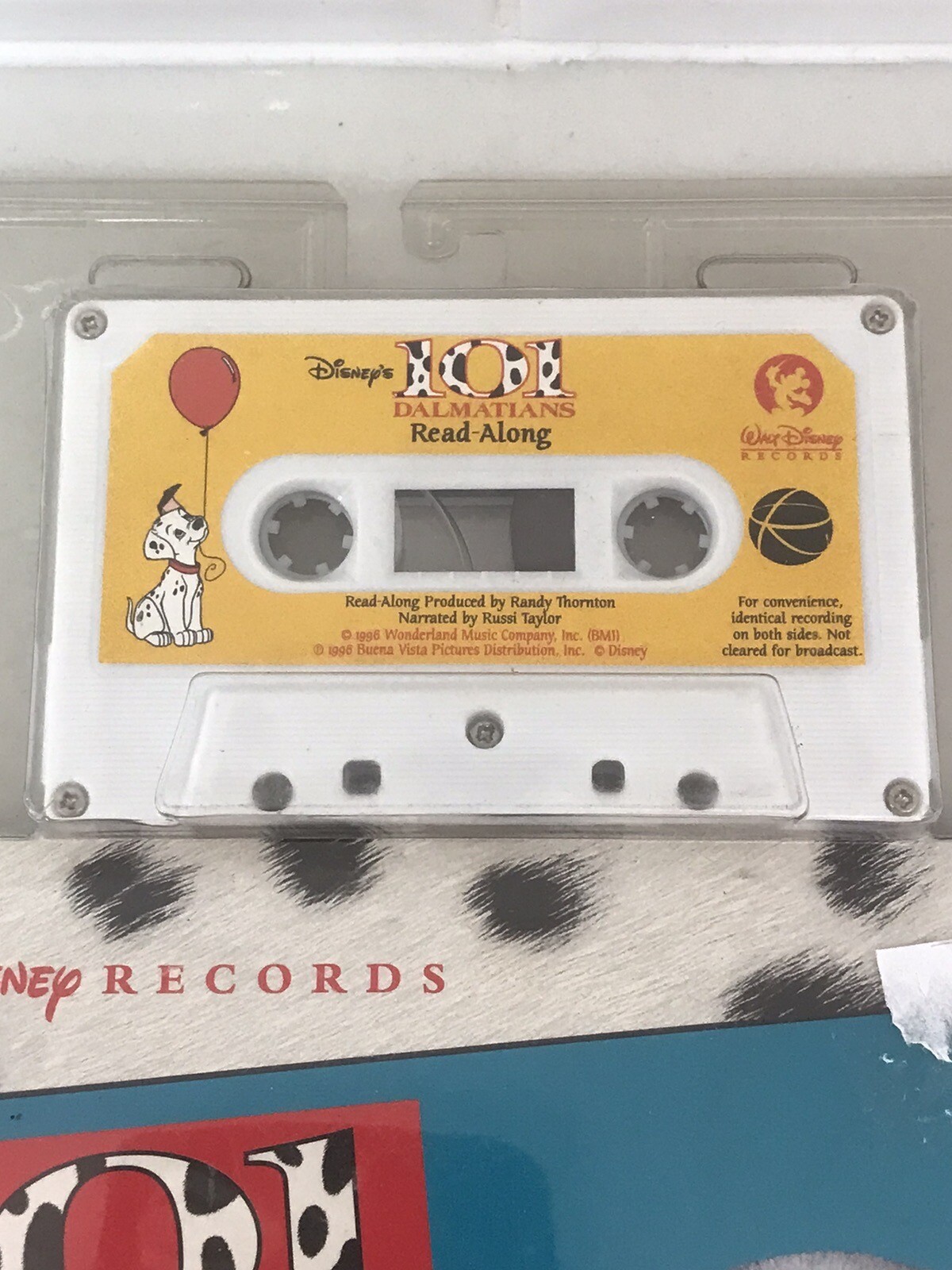 101 Dalmatians Disney Read With Me Collection Book Cassette Tape Retro 90s