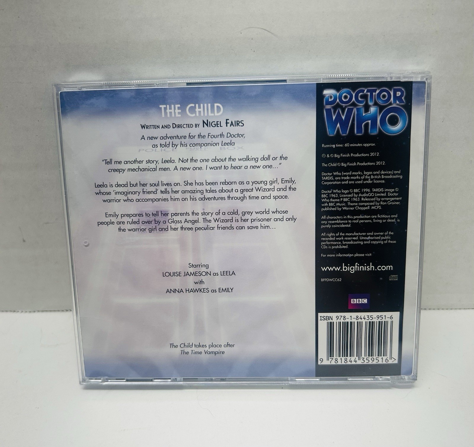Doctor Who The Child, 2012 Big Finish audio book CD *OUT OF PRINT*