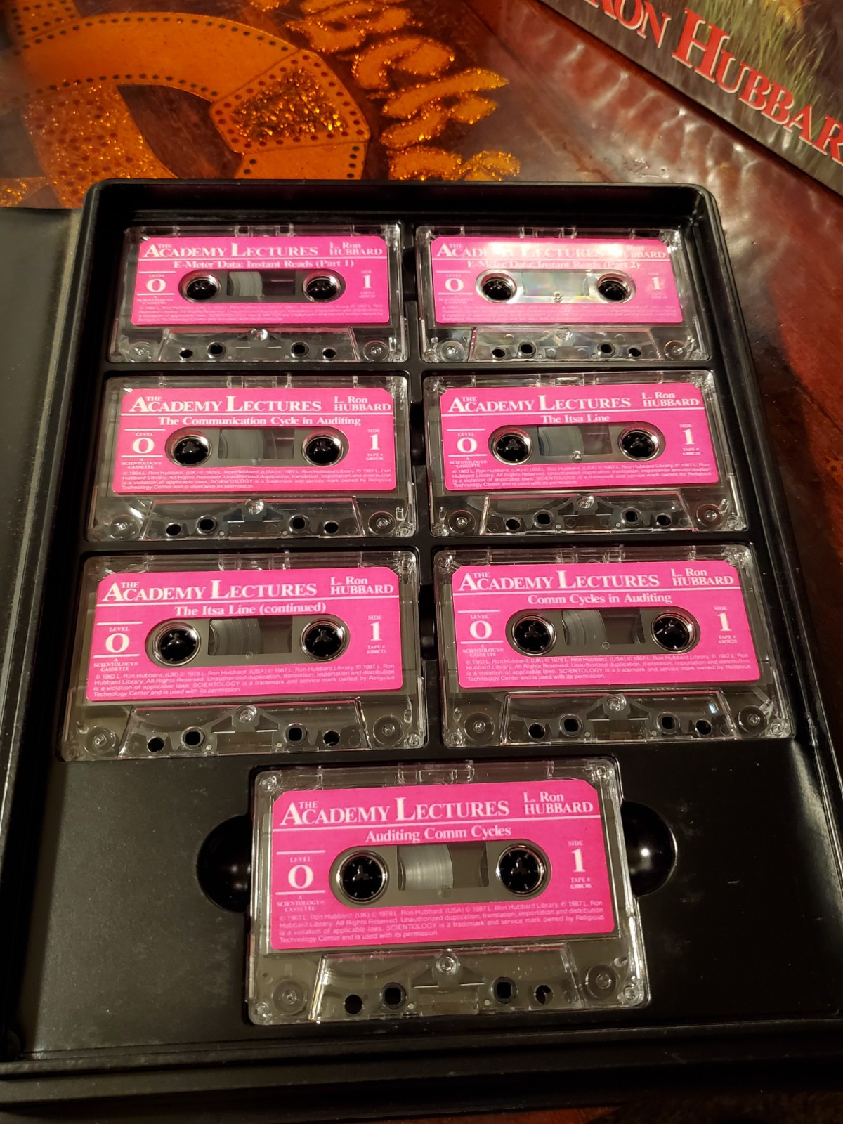 L Ron Hubbard Lectures Academy Level 0-3 Scientology Auditor Course Tapes Rare