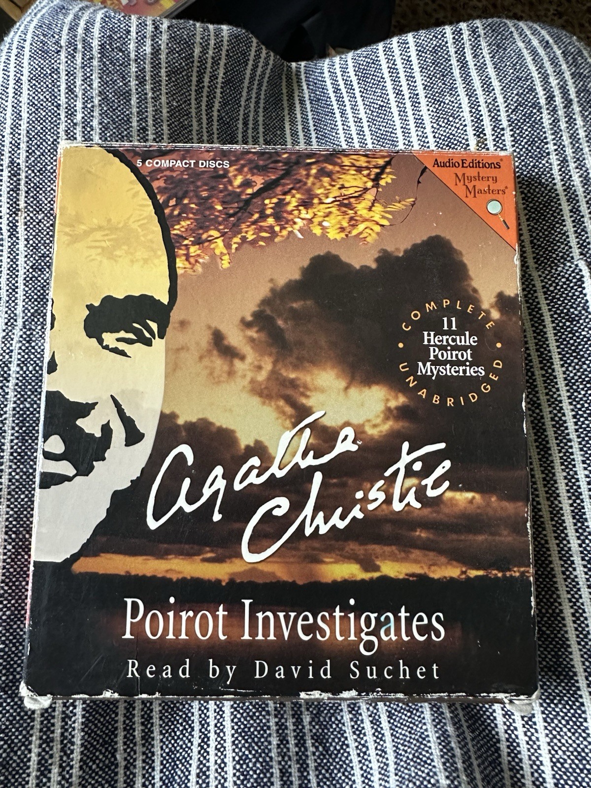 Agatha Christie Poirot Investigates 11 Hercule Poirot Mysteries — 5 CD Audiobook