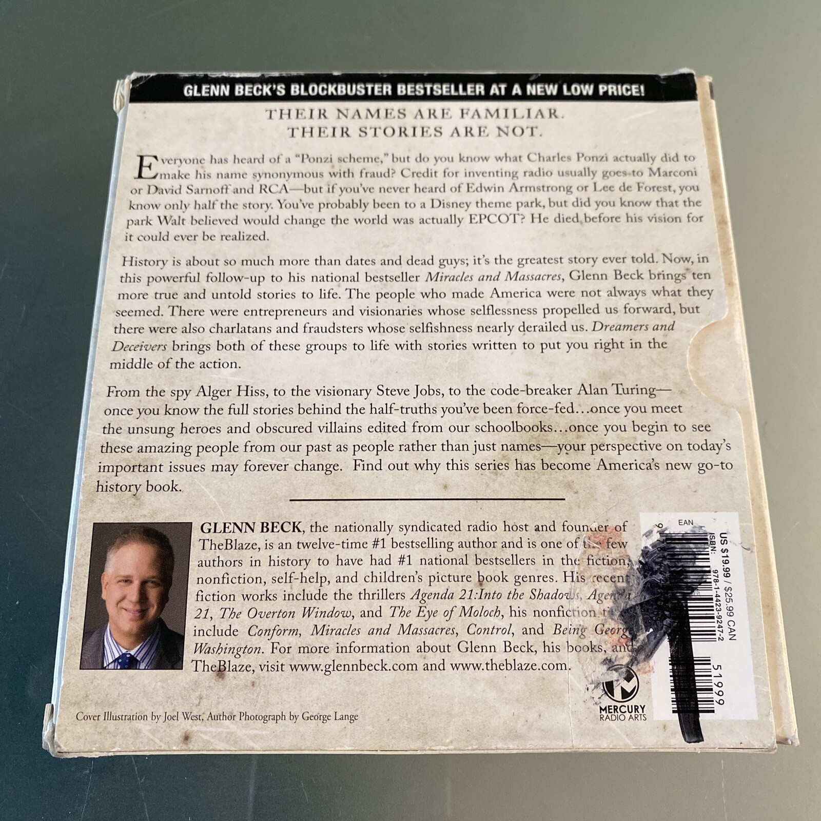 DREAMERS AND DECEIVERS — GLENN BECK 8-CD AUDIOBOOK VG+
