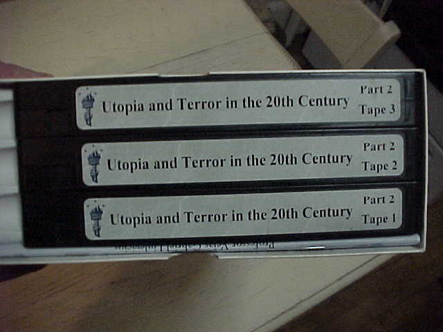 Utopia Terror 20th Century Liulevicius World History VHS Part I II Book Video
