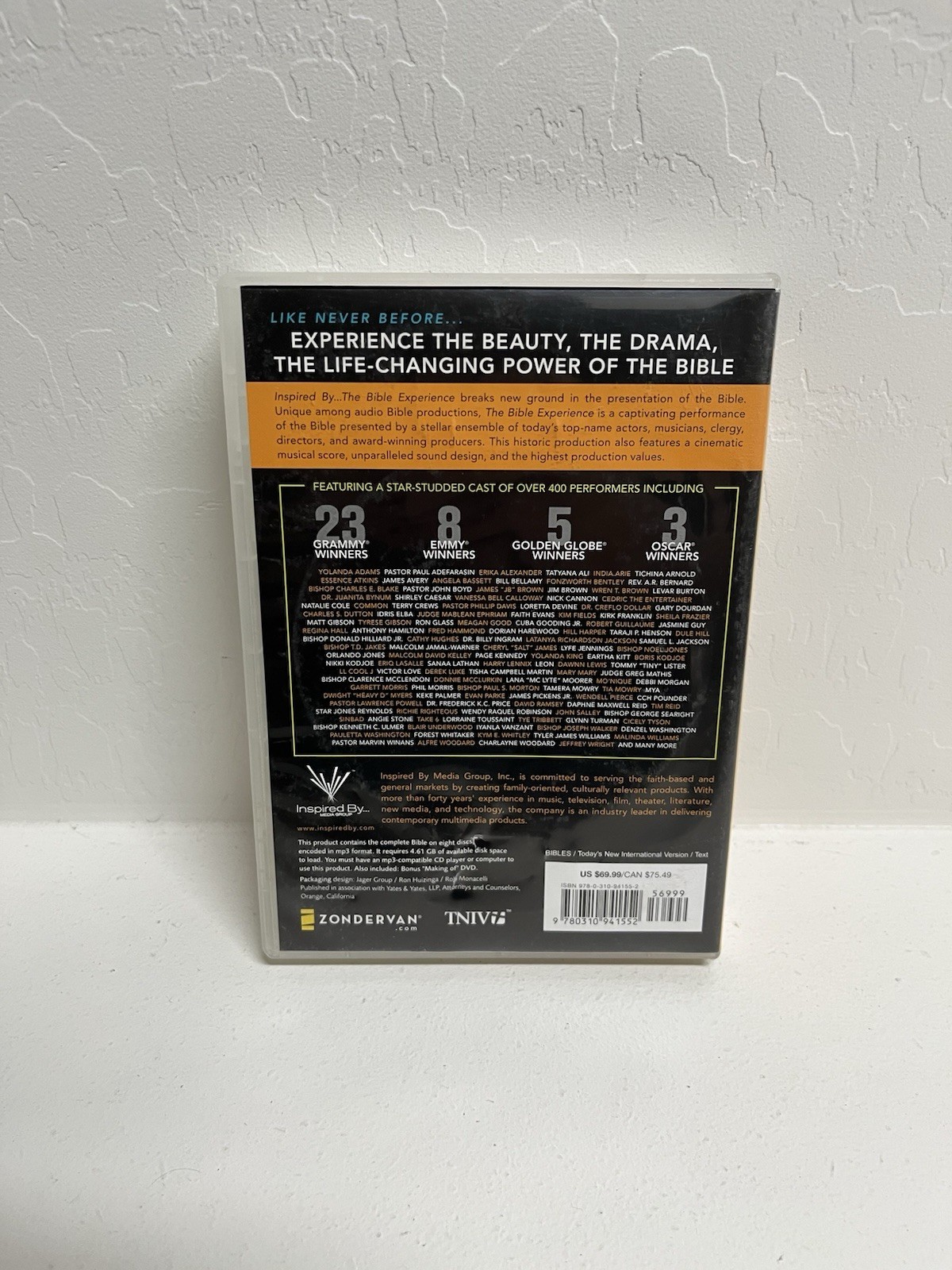 Inspired By The Bible Experience Zondervan Complete Audio Bible 7CDs Missing #7