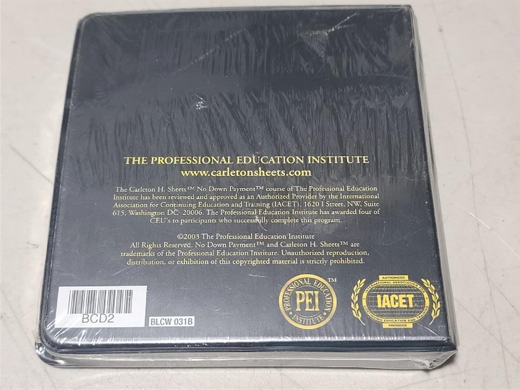 New Carleton H.Sheets NO DOWN PAYMENT 12-CD Course Audio Program & Video DVD