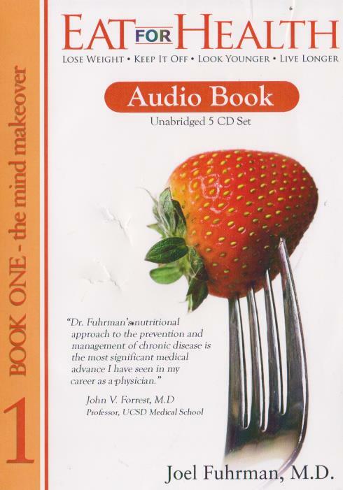 Eat For Health: The Mind Makeover AUDIO BOOK CD lose food cravings, addictions