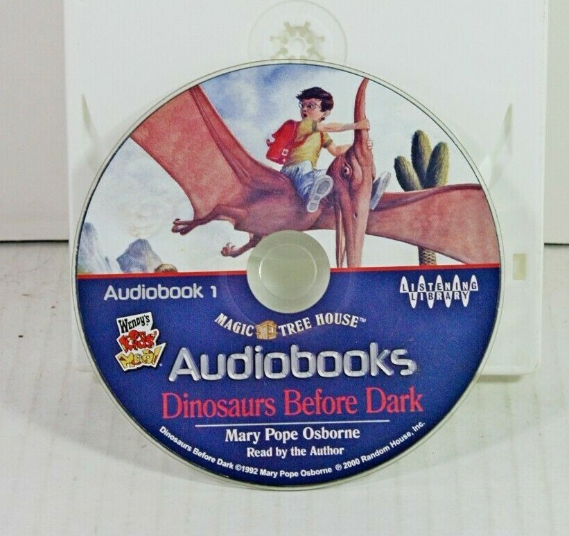 Magic Tree House Audiobooks Dinosaurs After Dark Wendy’s Kids Meal Pro Disc ONLY