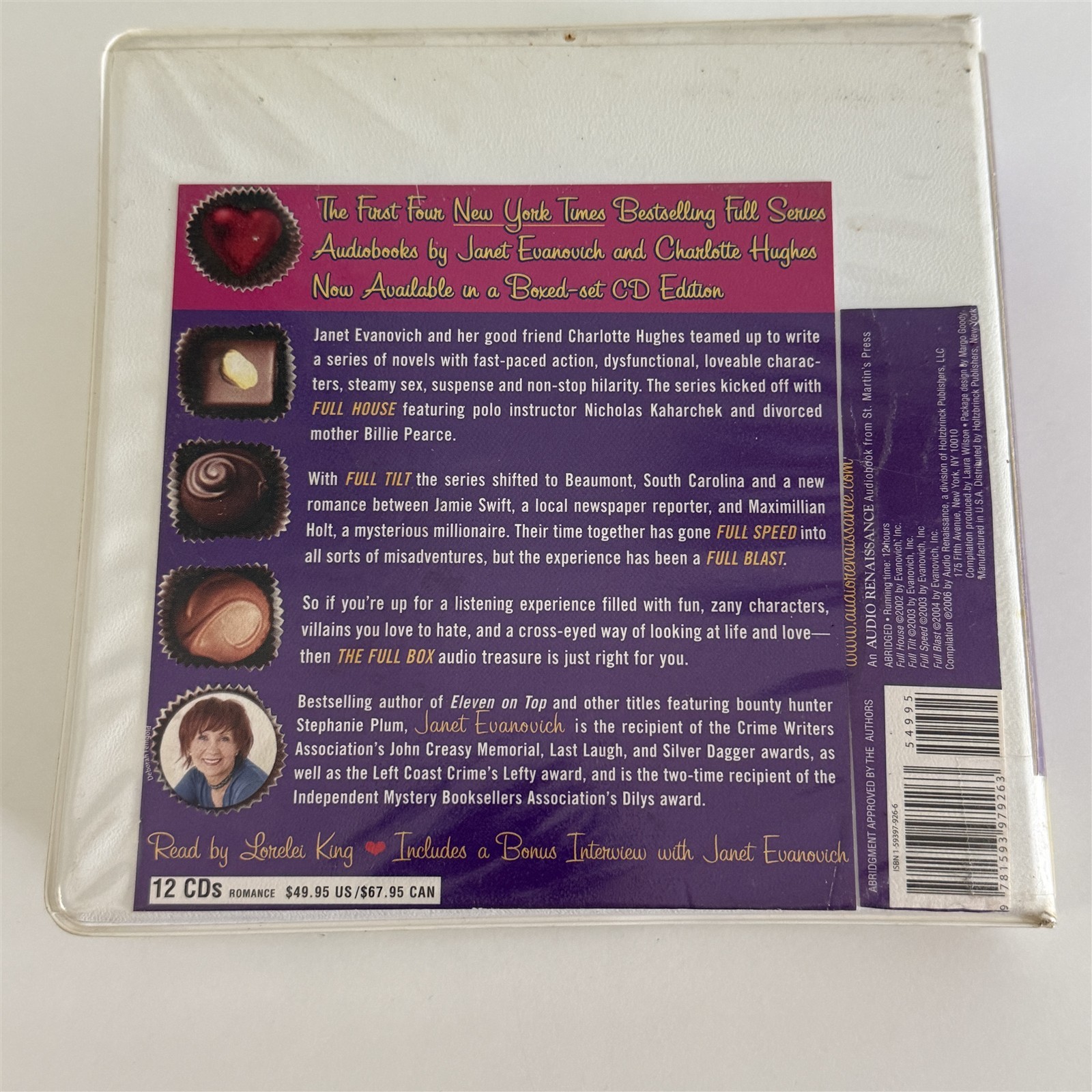 Janet Evanovich Full Series 1-4 Box Set Mystery Romantic Suspense Audiobooks CD