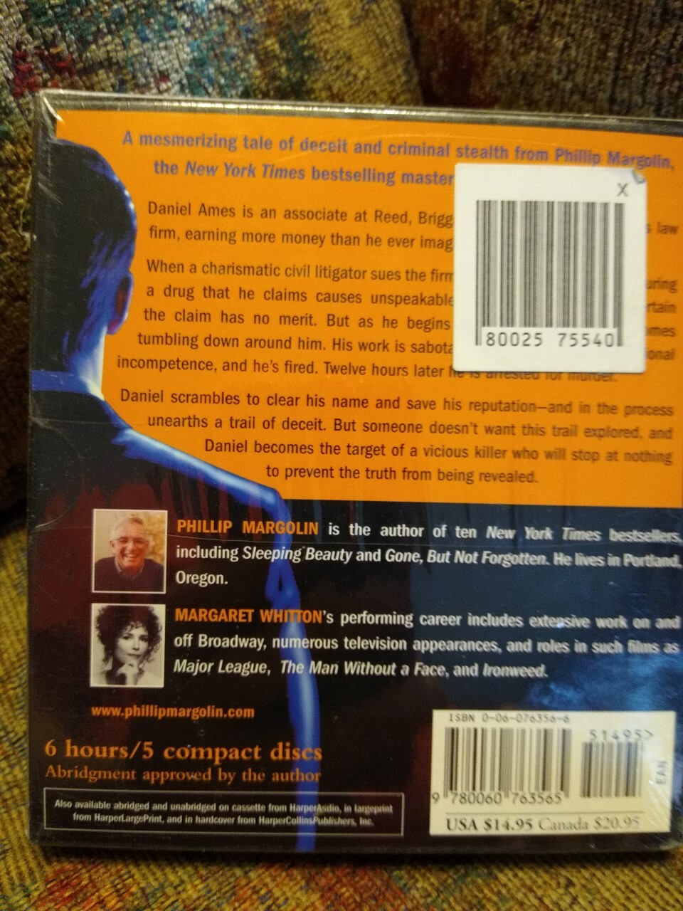 NEW Phillip Margolin The Associate 5 CD Set Audio Book Abridged Free Shipping