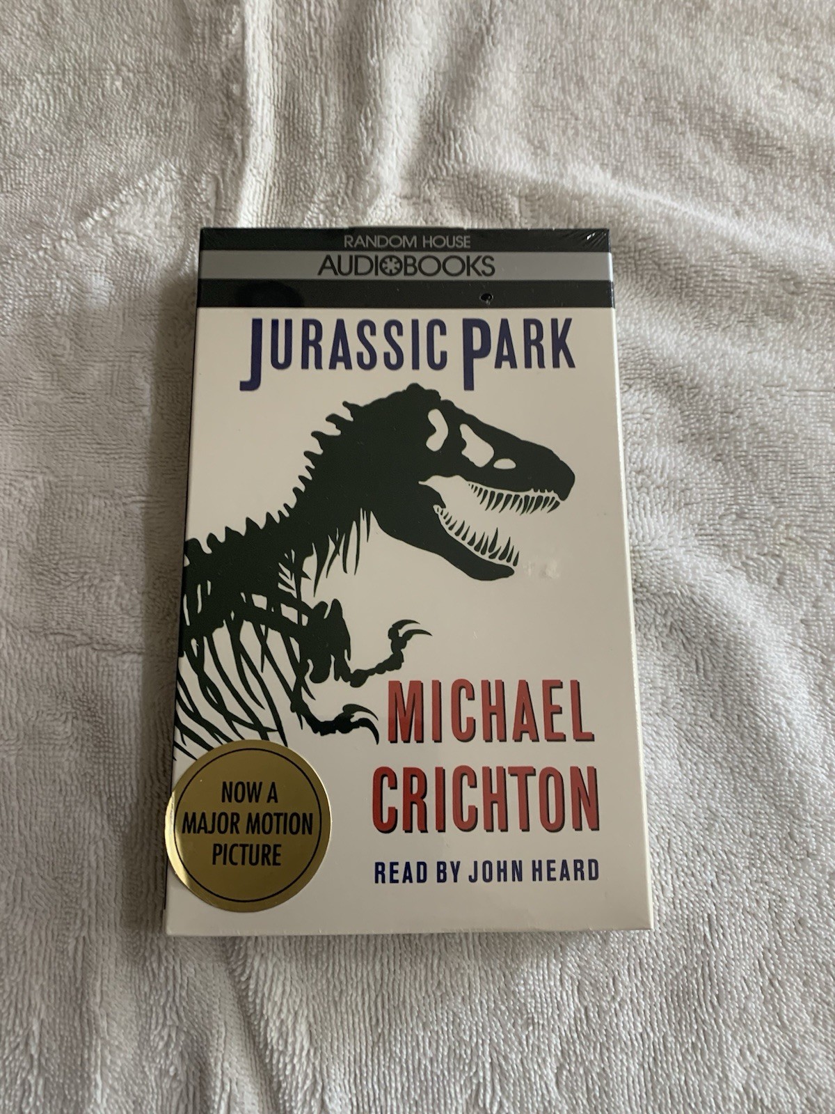 Jurassic Park by Michael Crichton (1990, Audio Cassette, Read By John Heard