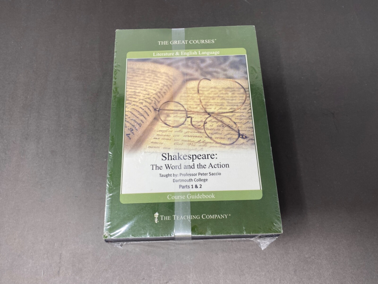 NEW Lot The Great Courses Shakespeare Word and Action CDs Part 1 & 2 Guidebook