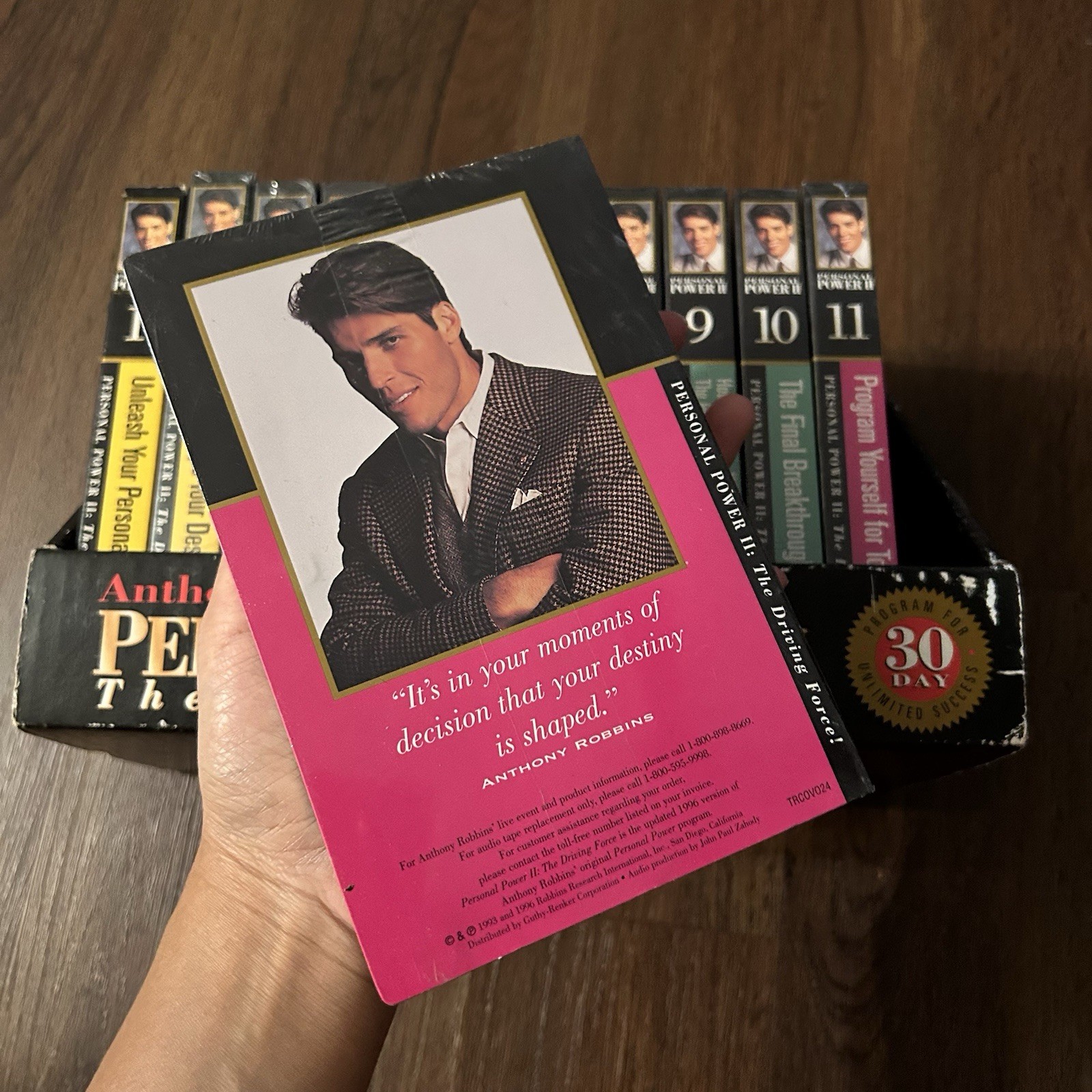 Anthony Robbins Personal Power 2 The Driving Force Cassette Tapes Audio Box Set
