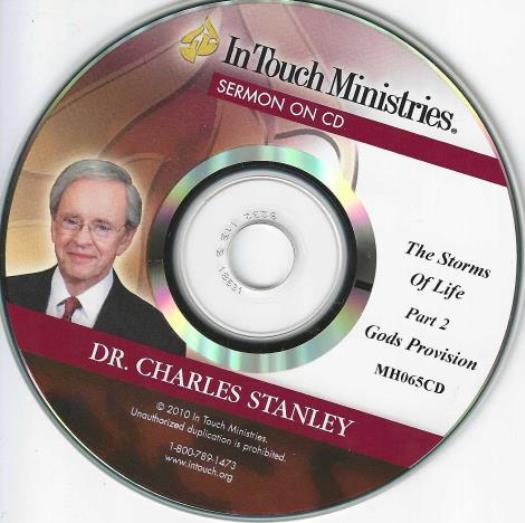 Dr. Charles Stanley: The Storms Of Life: Gods Provision AUDIO BOOK CD strength