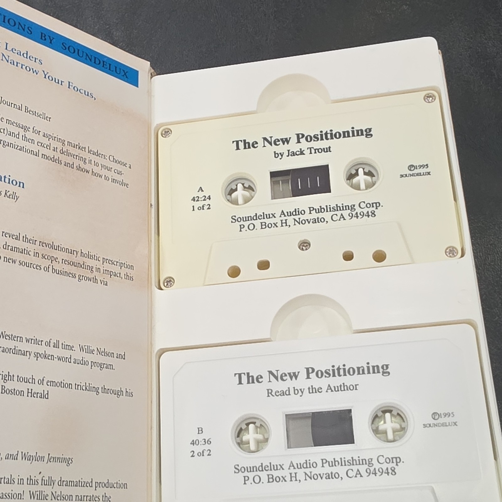New Positioning Jack Trout Steve Rivkin Audiobook Cassette Soundelux Abridged