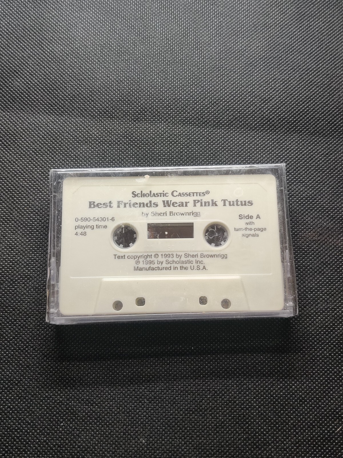 Vintage Scholastic Cassette Tape Kids Best friends wear tutus 1993