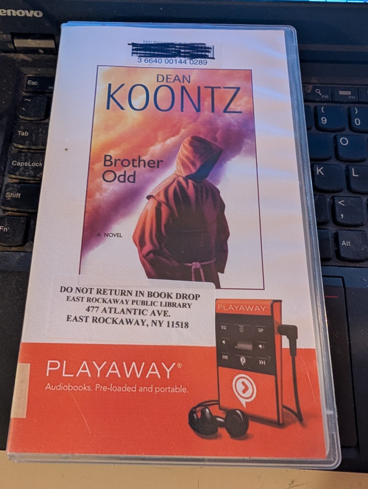 Brother Odd Dean Koontz Playaway Audiobook Preloaded Portable Thriller