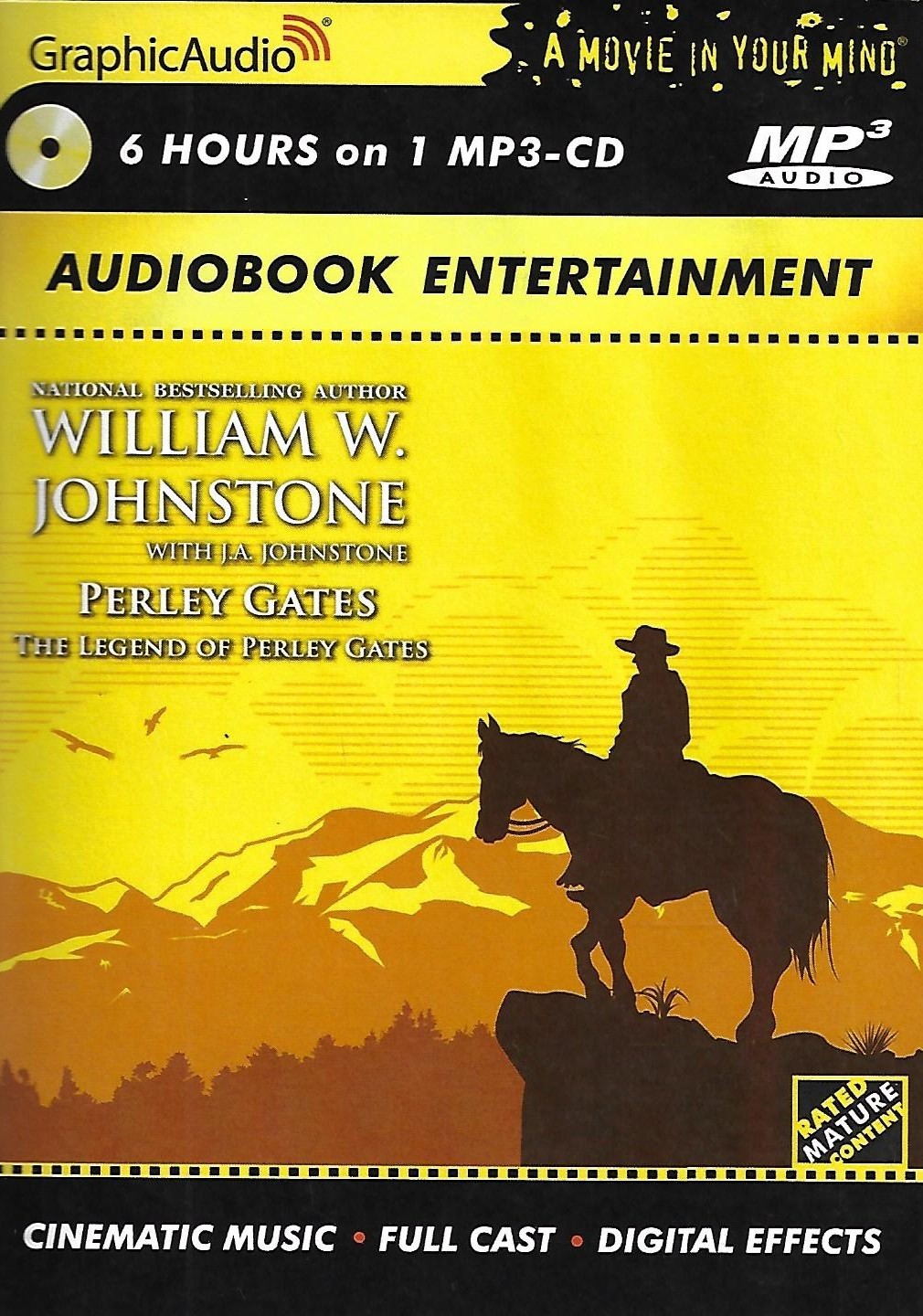 Perley Gates 1: The Legend of Perley Gates by William W. Johnstone (MP3-CD)