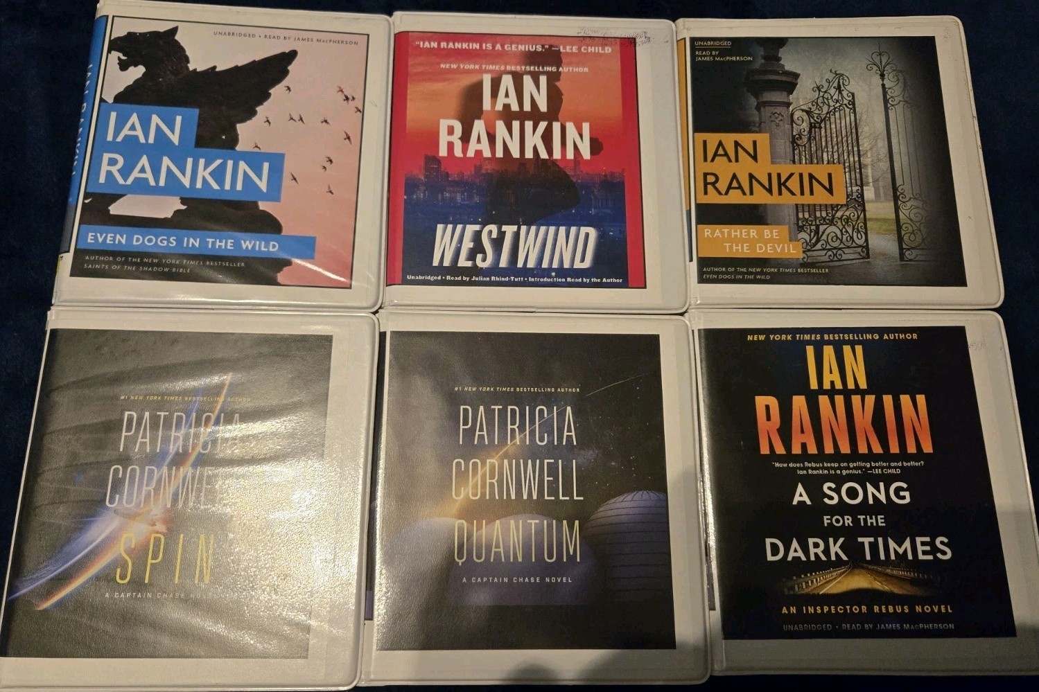 Lot Of 6 Mystery Thriller UNABRIDGED Audiobooks on CD