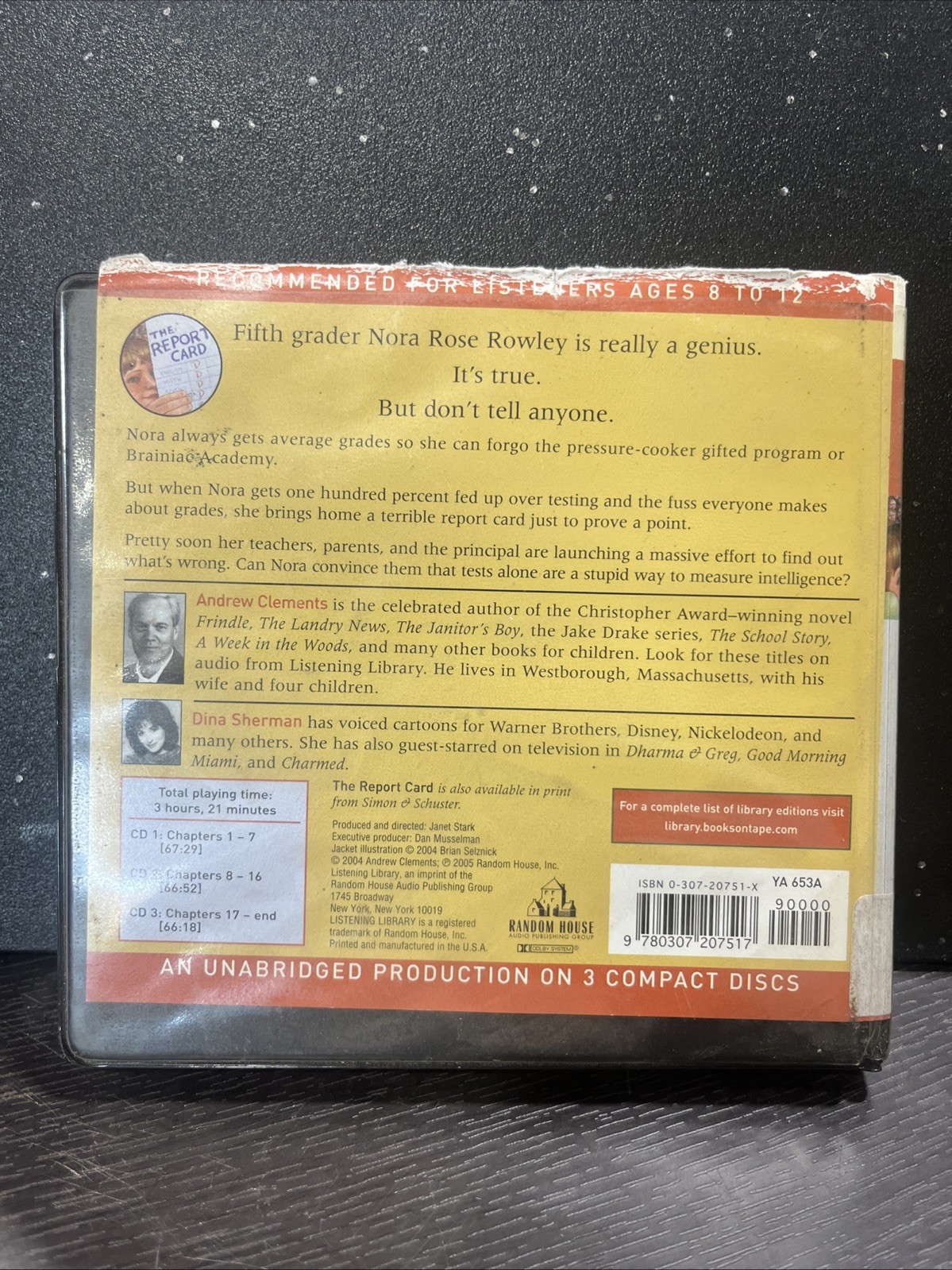The Report Card by Andrew Clements (Audiobook)