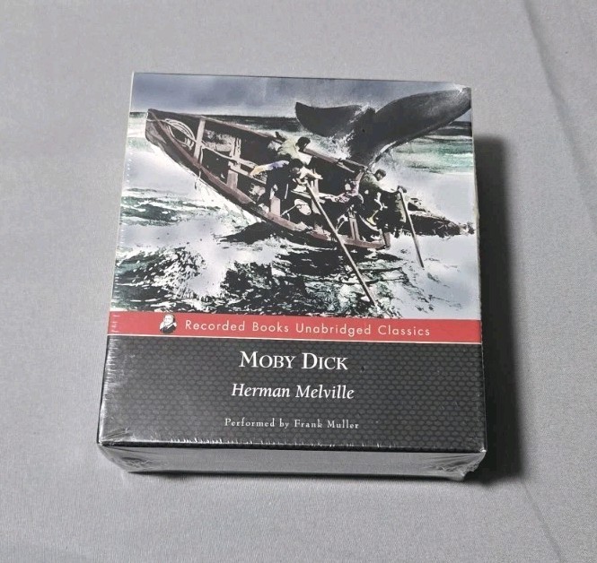NEW Moby Dick by Herman Melville 18-CD Audiobook w/ Frank Muller Recorded Books