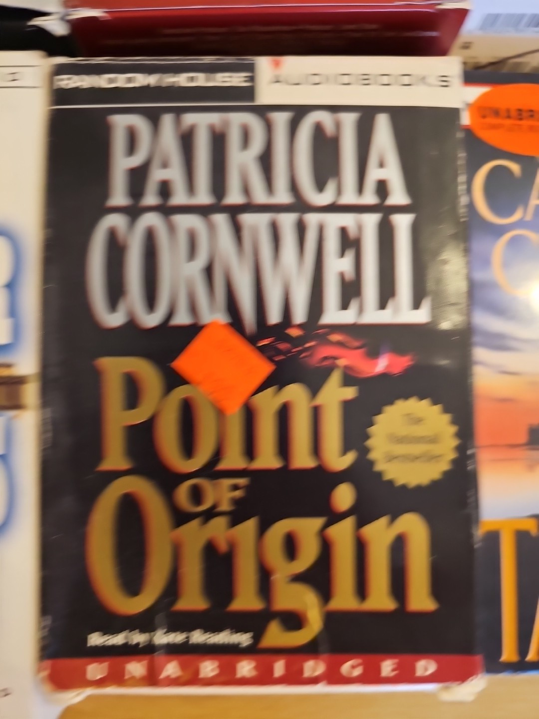 Vintage AudioBook (9) Volume Casette Collection DaVinci Code Cussler Koontz