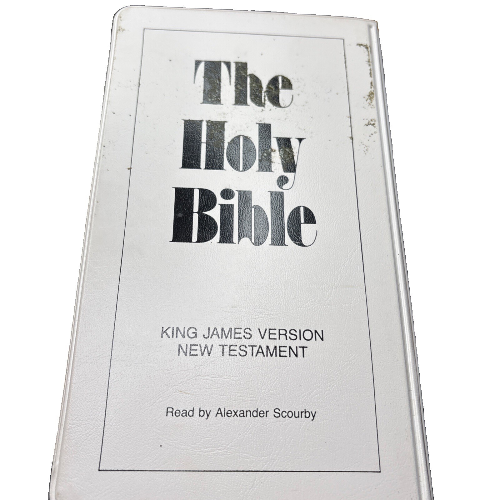 The Holy Bible KJV New Testament Alexander Scourby Audio Book 12 Cassette Set
