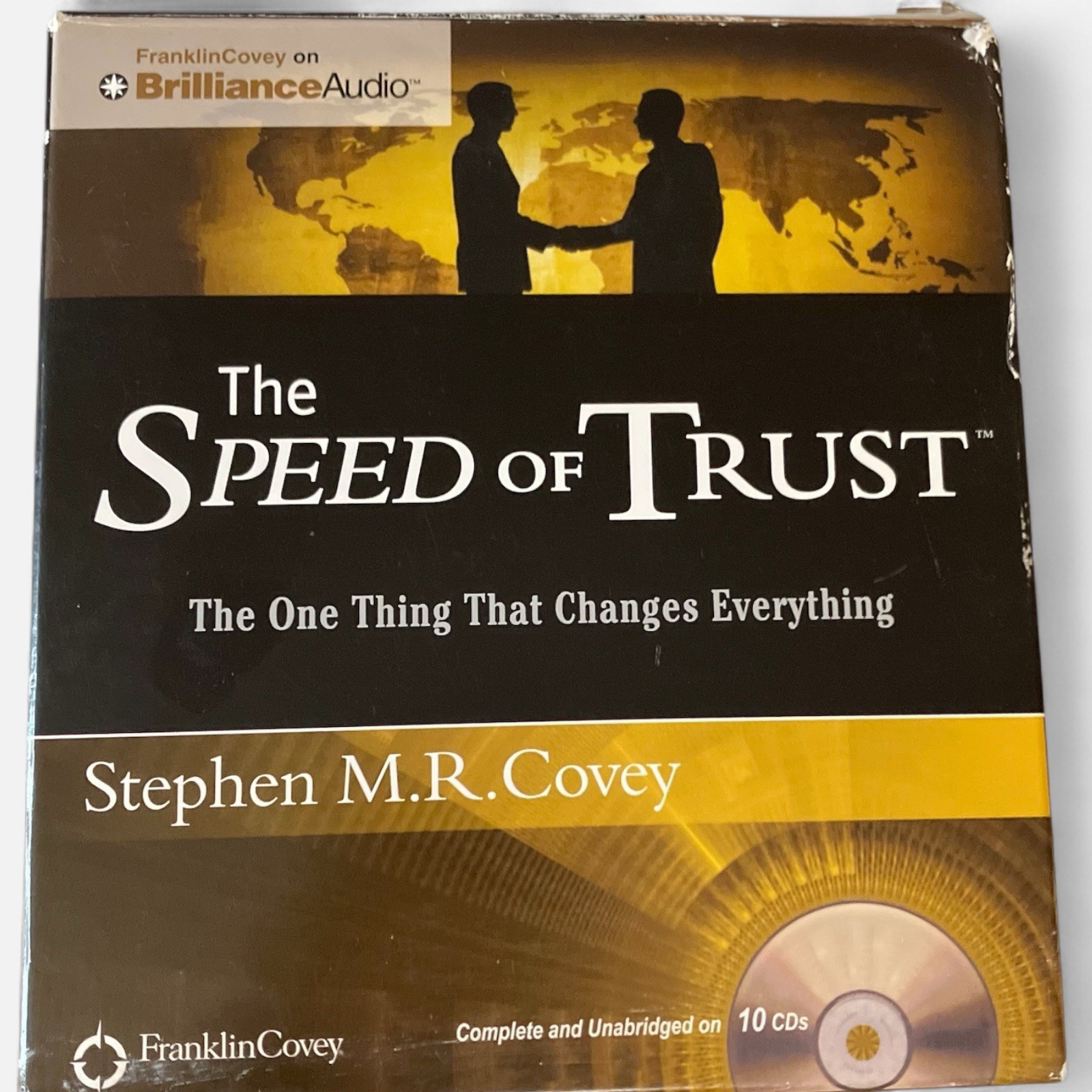 Speed of Trust Audiobook 10 CDs by Stephen M. R. Covey Franklin Unabridged