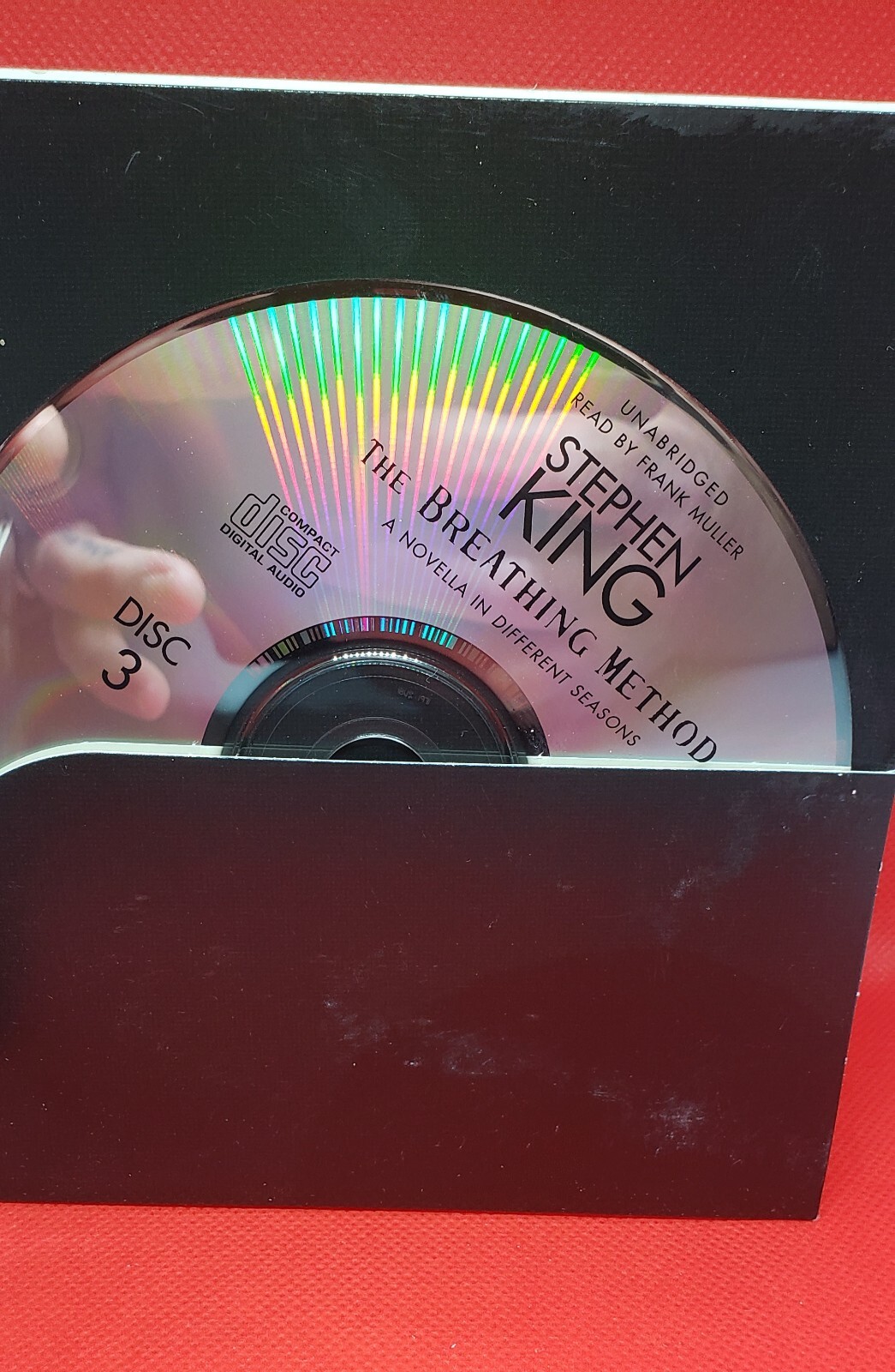 RARE Stephen King Audiobook The Breathing Method — Frank Muller 3 CDs unabridged