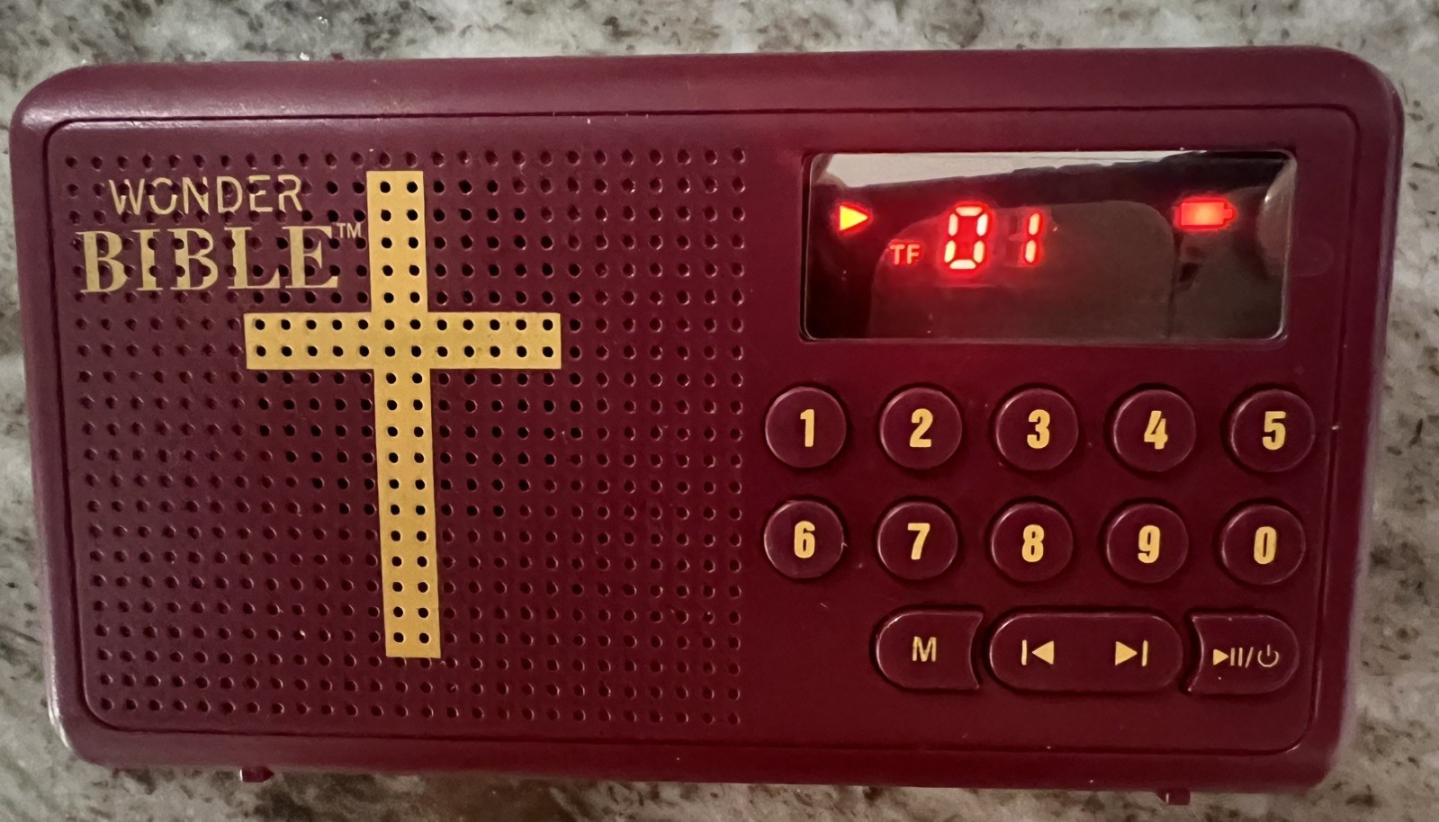 Wonder Bible Audio Player Tested Works King James Version Old & New Testaments