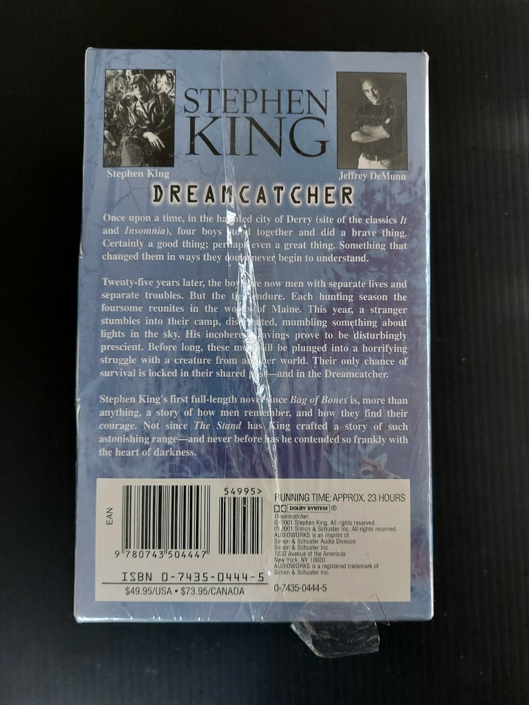 Stephen King — Dreamcatcher — Unabridged Audio Book (16 Cassettes) 2001